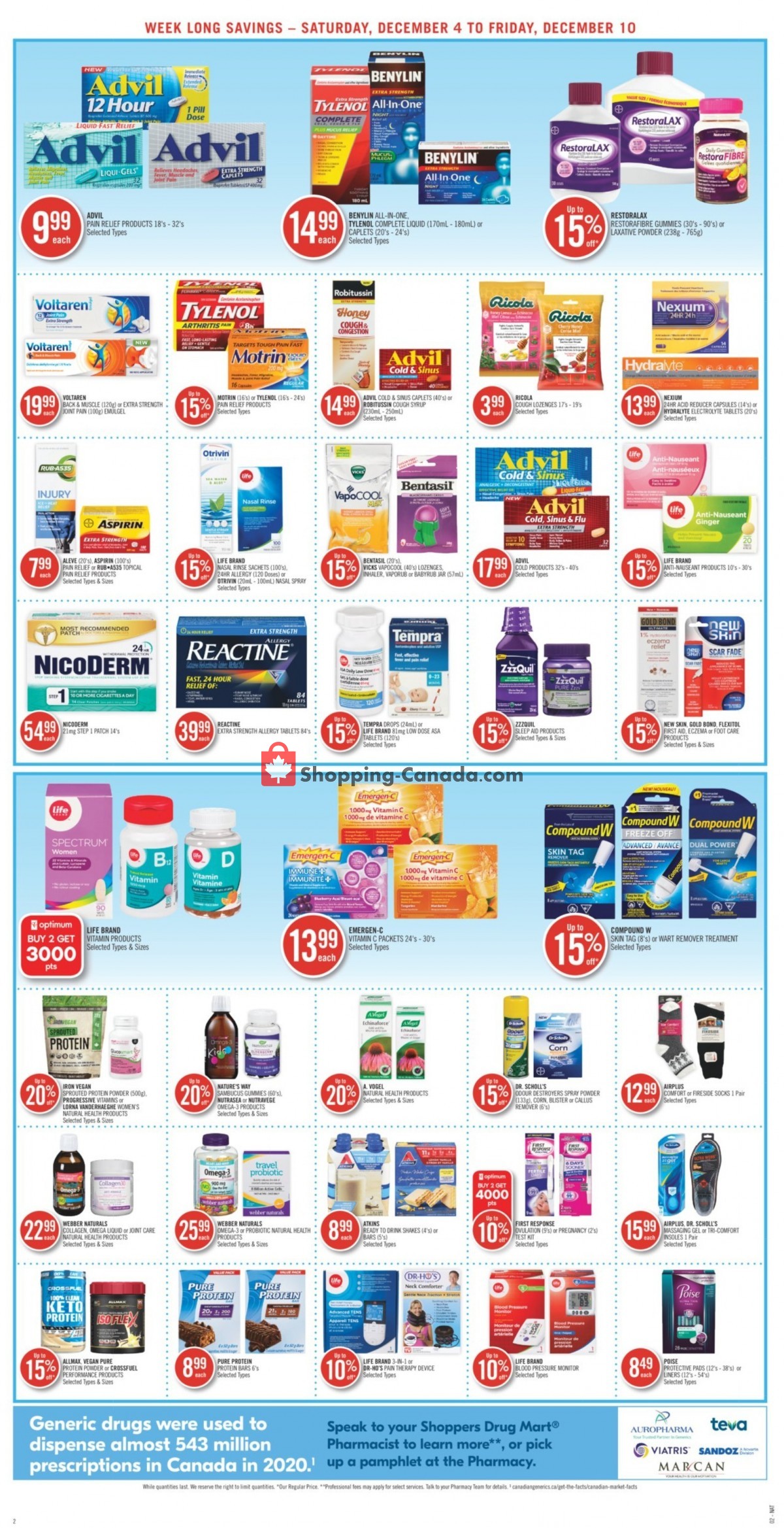 Shoppers Drug Mart flyer from Saturday December 4, 2021 to Friday December 10, 2021 - page 6
