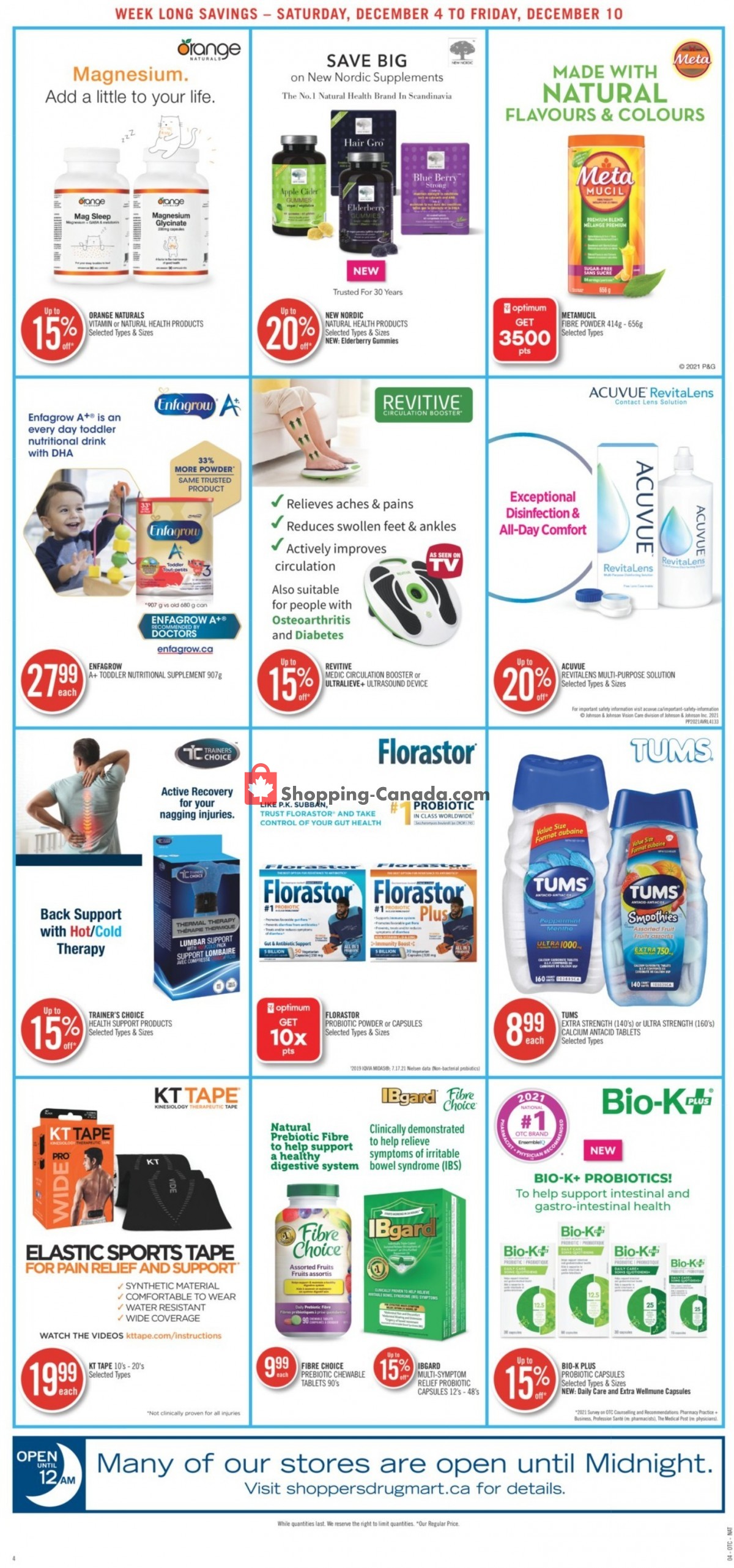 Shoppers Drug Mart flyer from Saturday December 4, 2021 to Friday December 10, 2021 - page 8