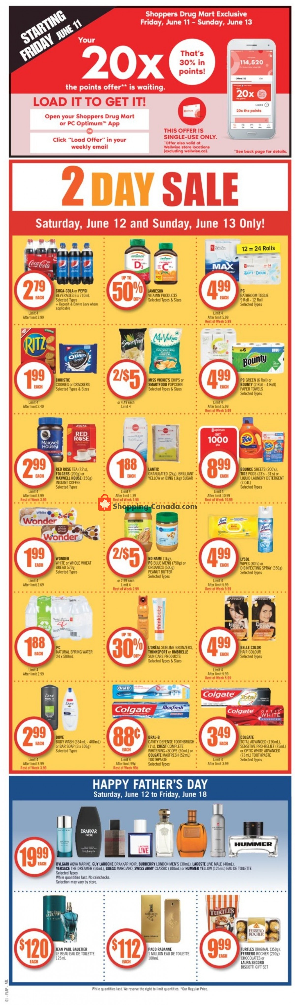 Shoppers Drug Mart flyer from Saturday June 12, 2021 to Friday June 18, 2021 - page 1