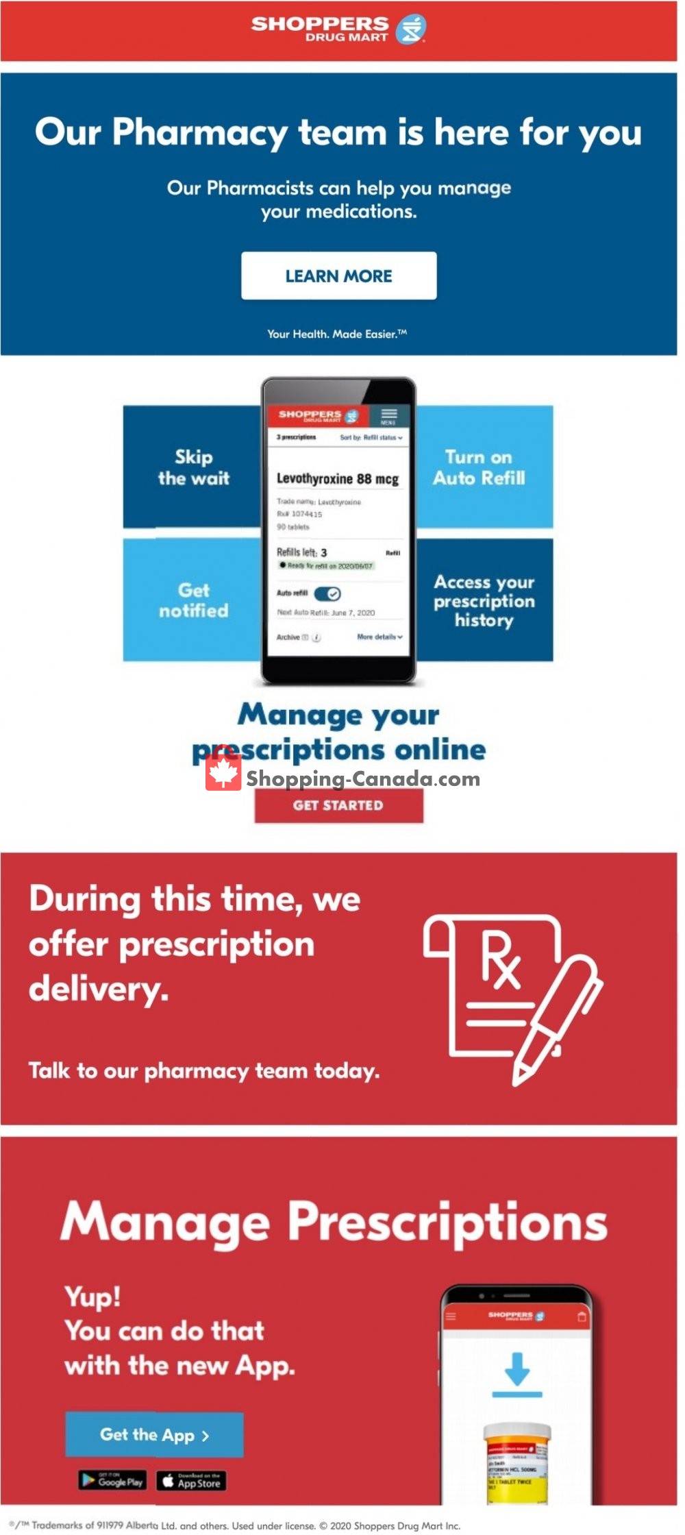 Shoppers Drug Mart flyer from Saturday May 2, 2020 to Friday May 8, 2020 - page 1