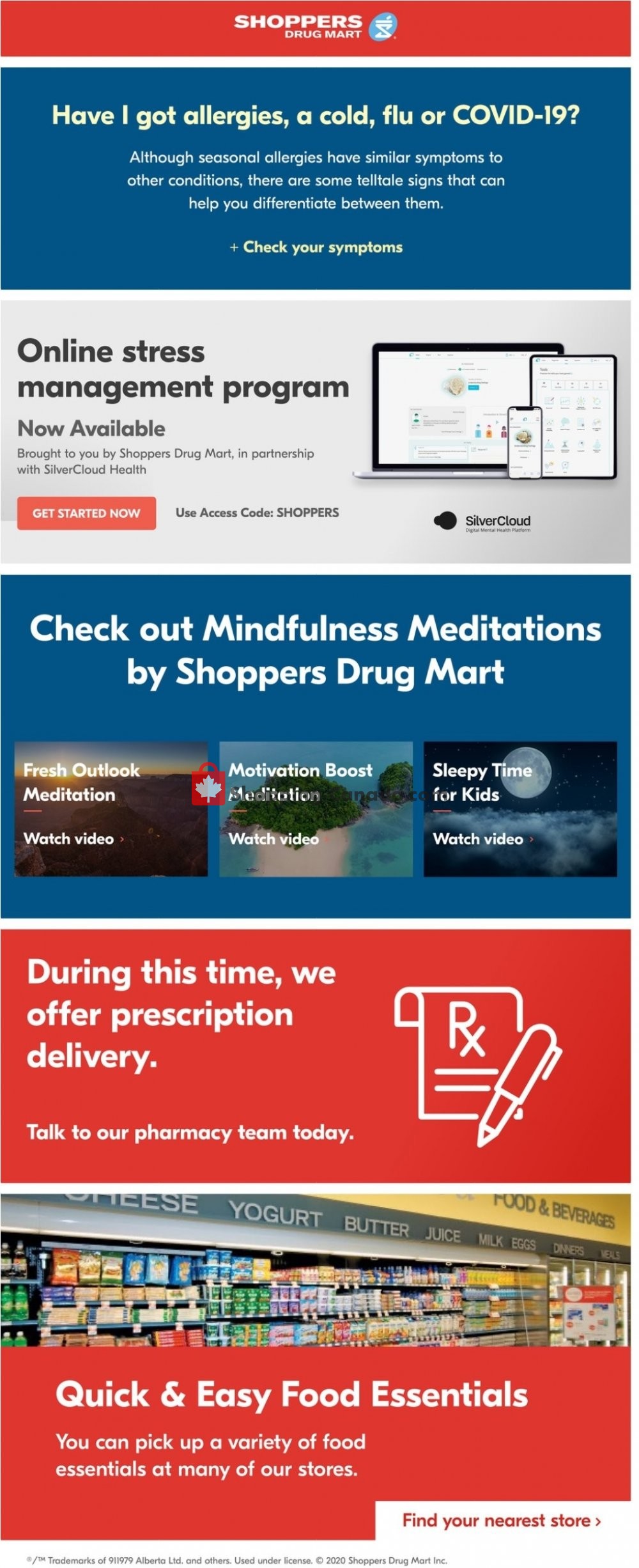 Shoppers Drug Mart flyer from Saturday April 25, 2020 to Friday May 1, 2020 - page 1