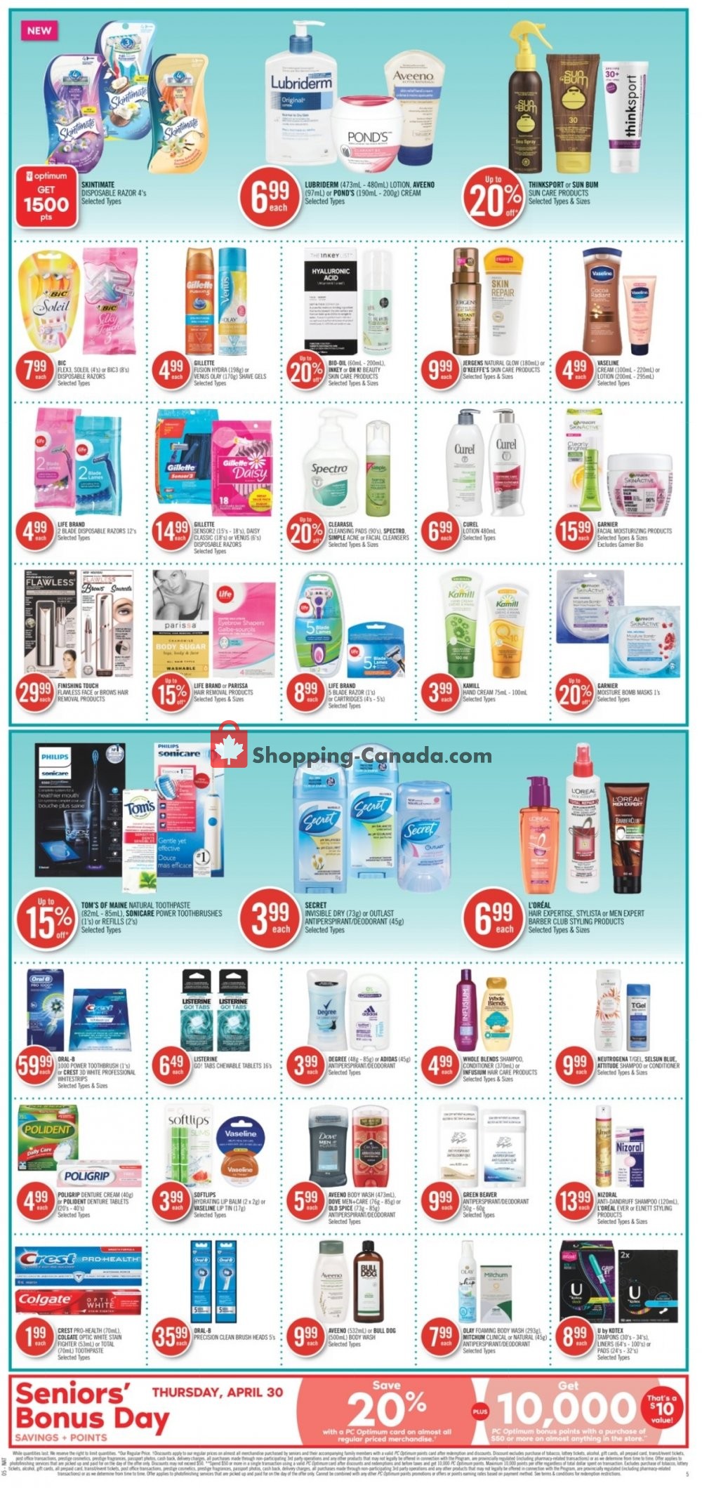 Shoppers Drug Mart flyer from Saturday April 25, 2020 to Friday May 1, 2020 - page 10