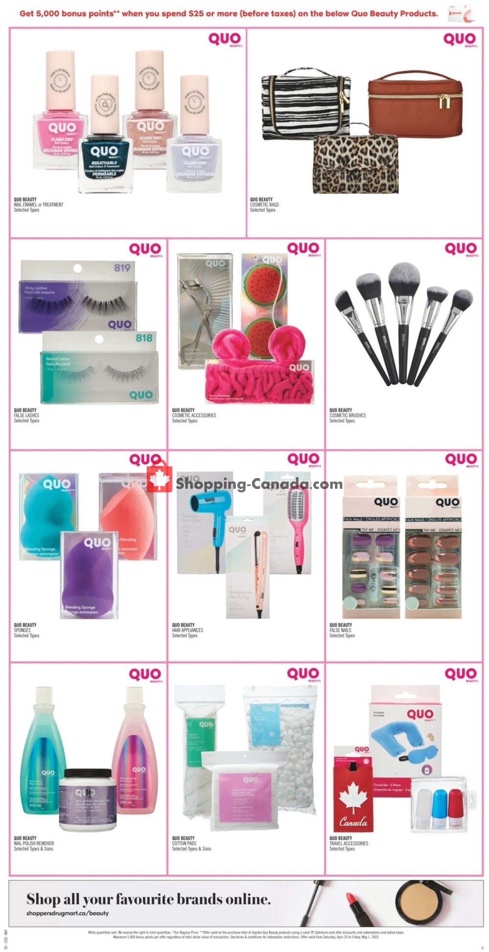 Shoppers Drug Mart flyer from Saturday April 25, 2020 to Friday May 1, 2020 - page 14