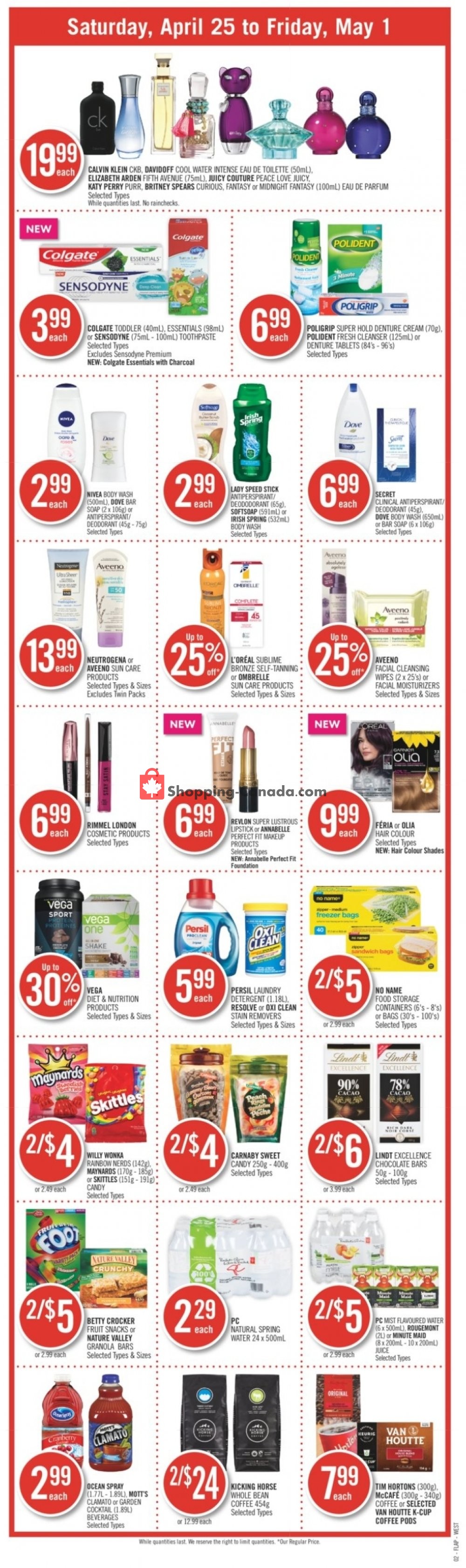 Shoppers Drug Mart flyer from Saturday April 25, 2020 to Friday May 1, 2020 - page 3