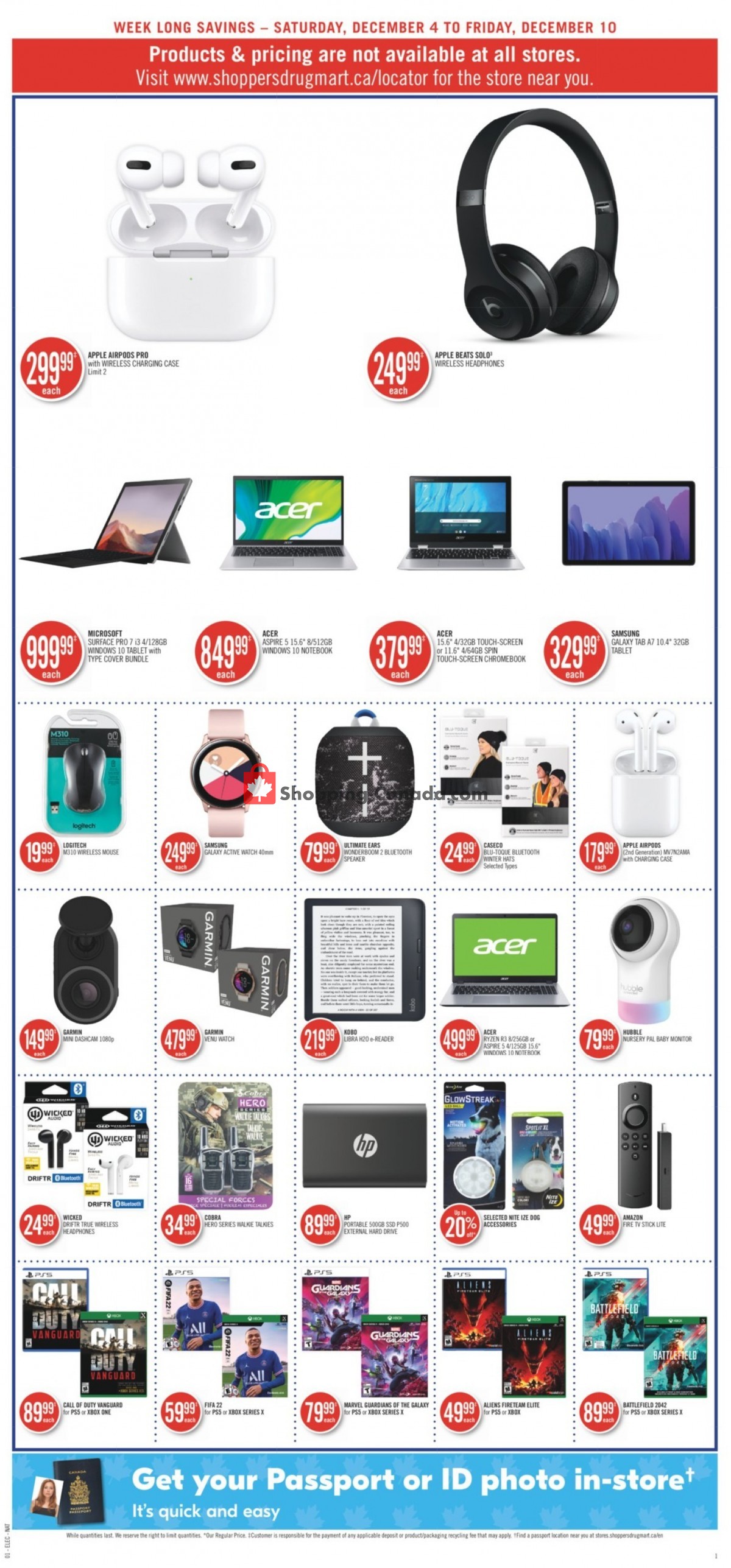 Shoppers Drug Mart flyer from Saturday December 4, 2021 to Friday December 10, 2021 - page 12