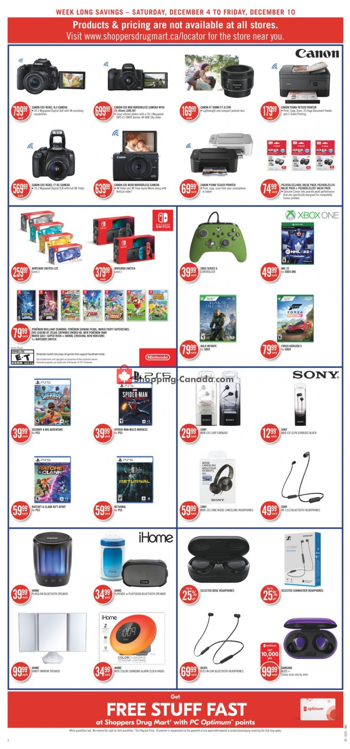 Shoppers Drug Mart flyer from Saturday December 4, 2021 to Friday December 10, 2021 - page 13