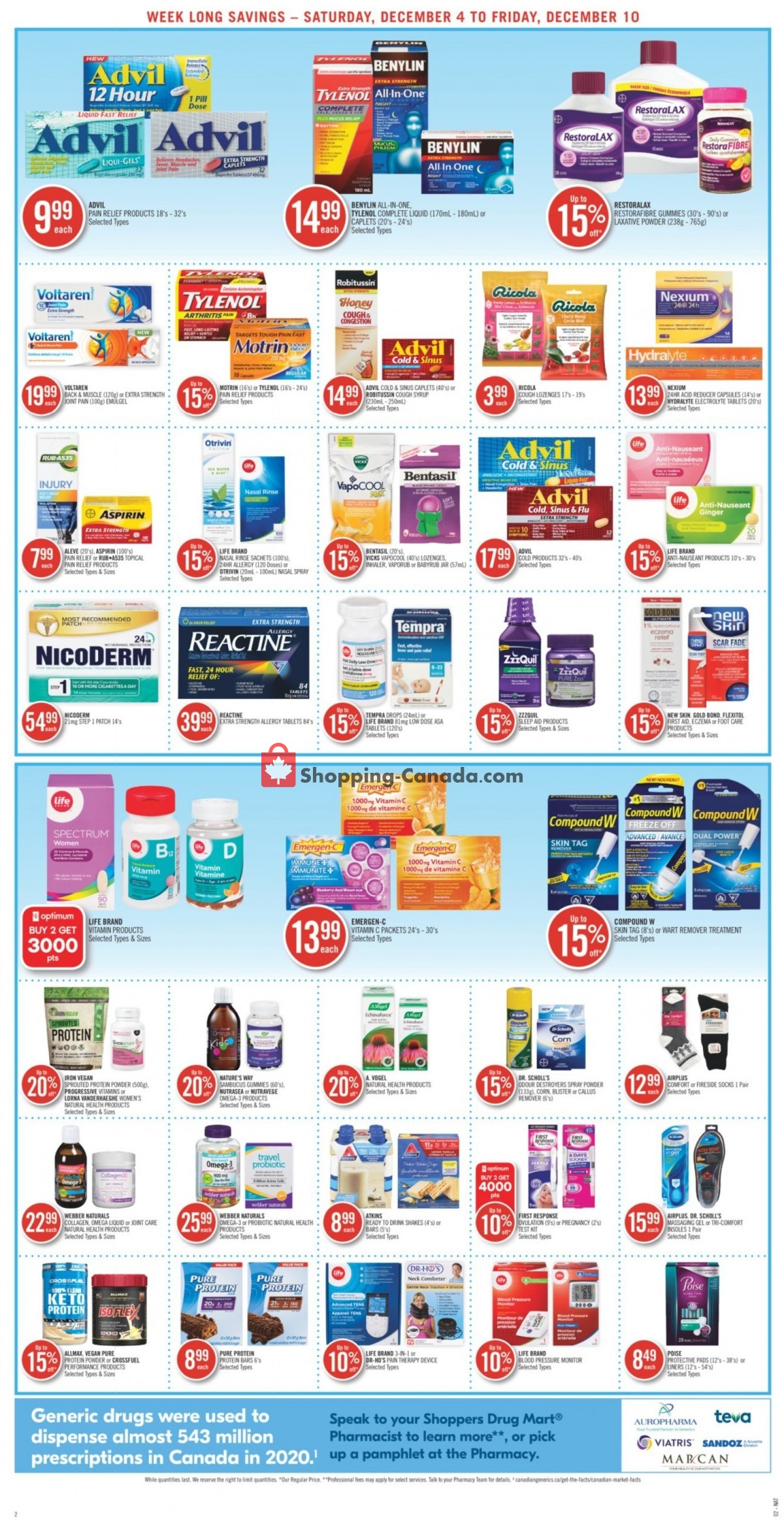 Shoppers Drug Mart flyer from Saturday December 4, 2021 to Friday December 10, 2021 - page 6