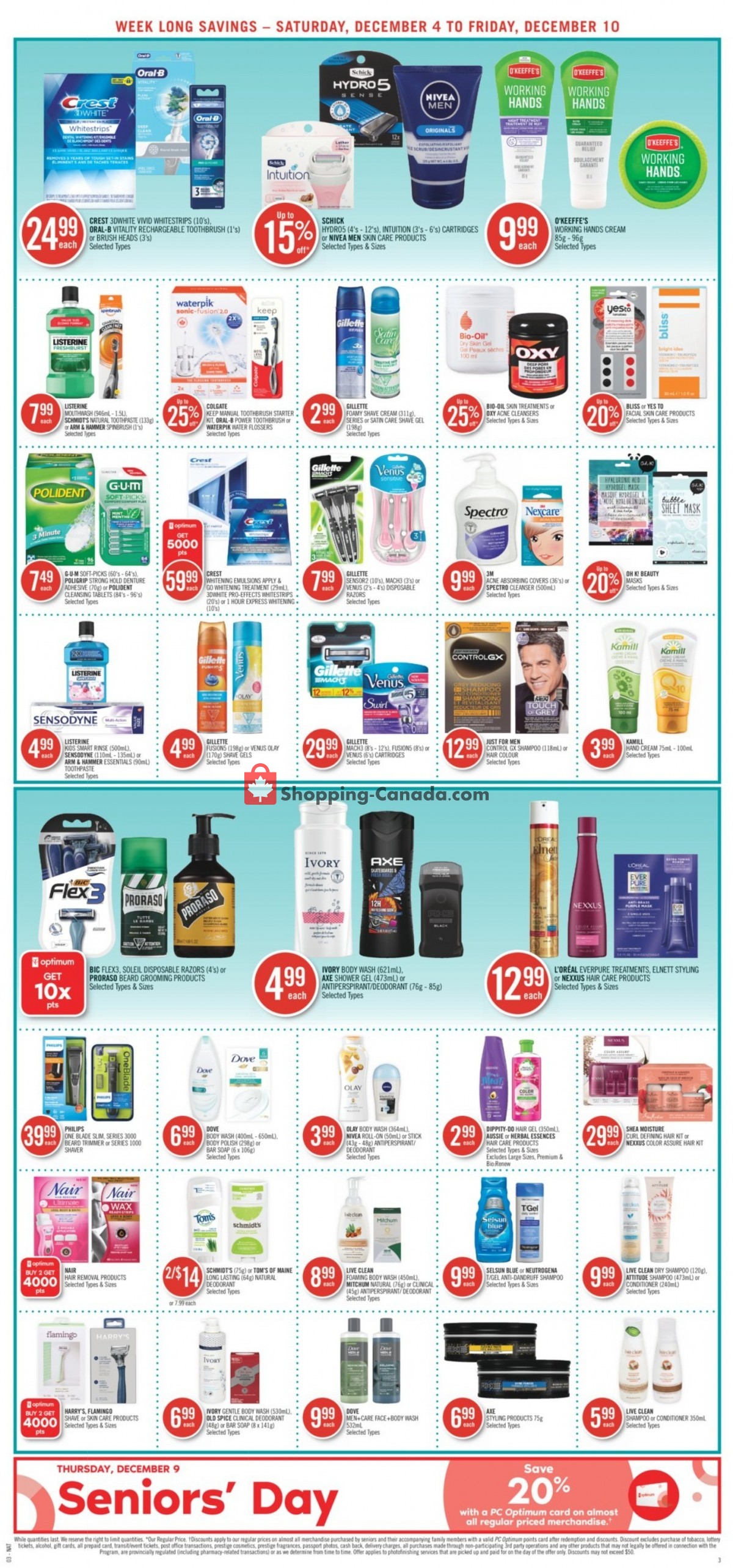 Shoppers Drug Mart flyer from Saturday December 4, 2021 to Friday December 10, 2021 - page 7