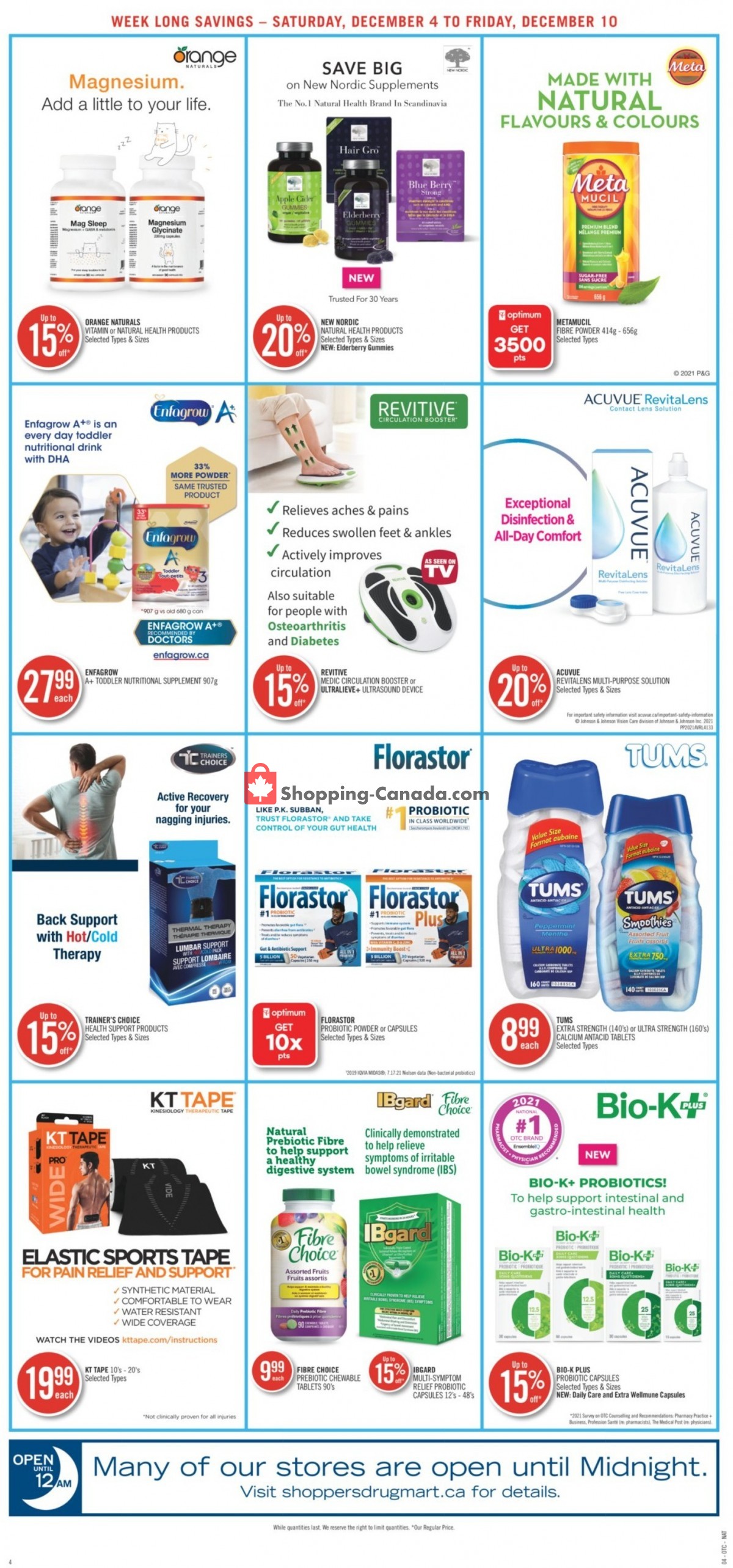 Shoppers Drug Mart flyer from Saturday December 4, 2021 to Friday December 10, 2021 - page 8