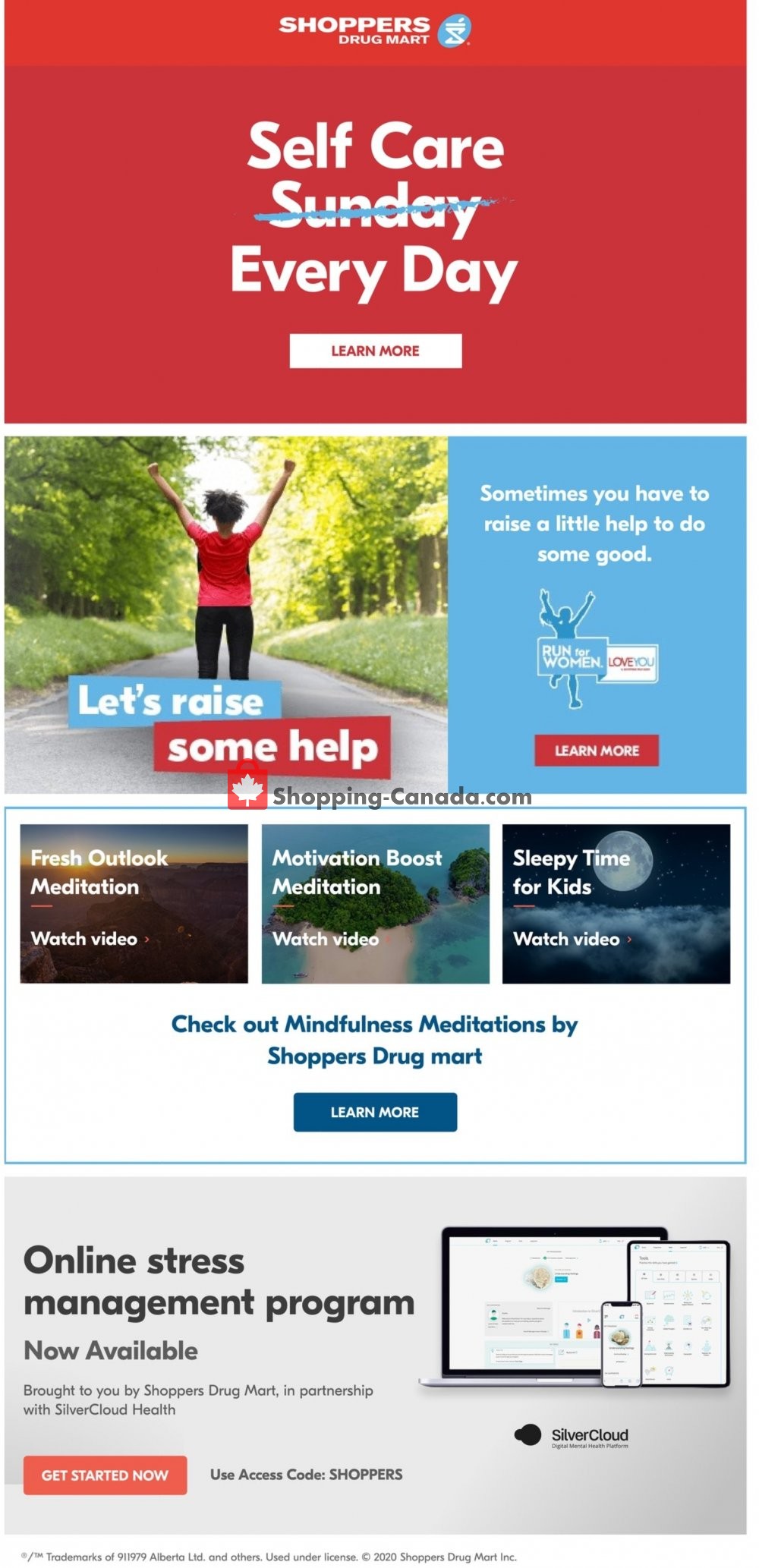 Shoppers Drug Mart flyer from Saturday July 25, 2020 to Thursday July 30, 2020 - page 1