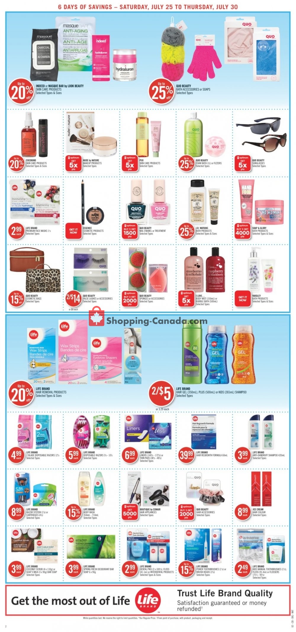 Shoppers Drug Mart flyer from Saturday July 25, 2020 to Thursday July 30, 2020 - page 10