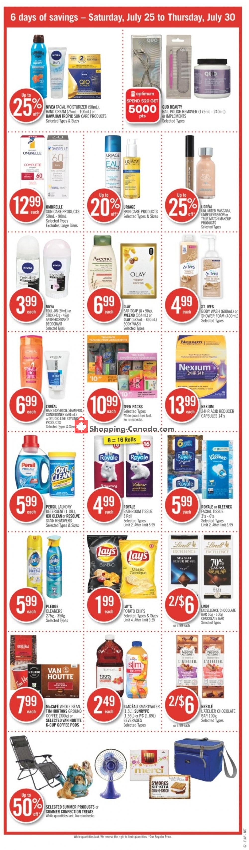 Shoppers Drug Mart flyer from Saturday July 25, 2020 to Thursday July 30, 2020 - page 3