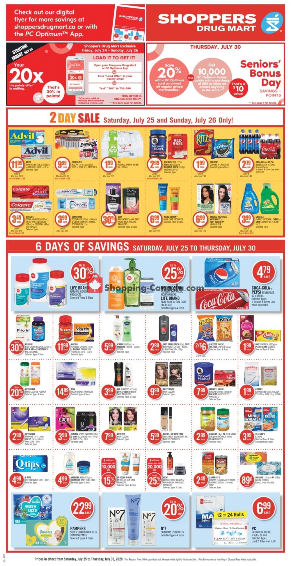Shoppers Drug Mart flyer from Saturday July 25, 2020 to Thursday July 30, 2020 - page 4