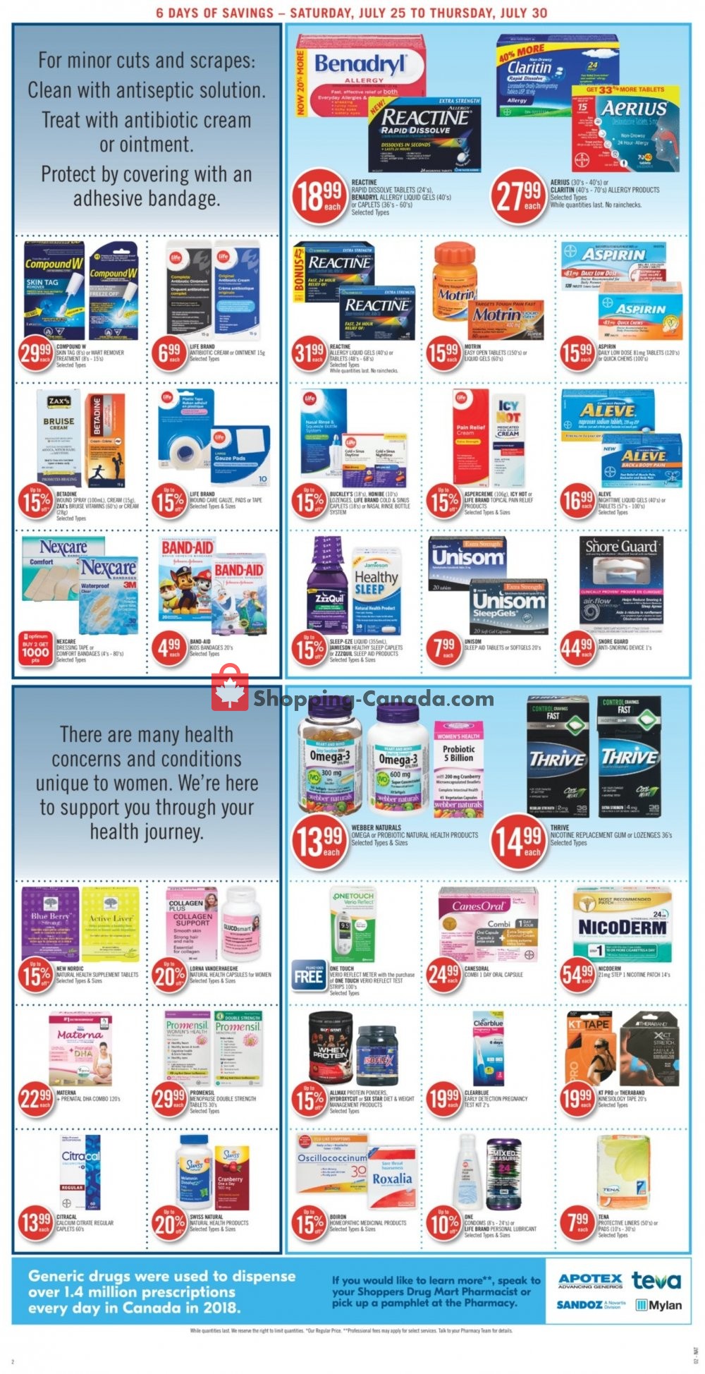 Shoppers Drug Mart flyer from Saturday July 25, 2020 to Thursday July 30, 2020 - page 5