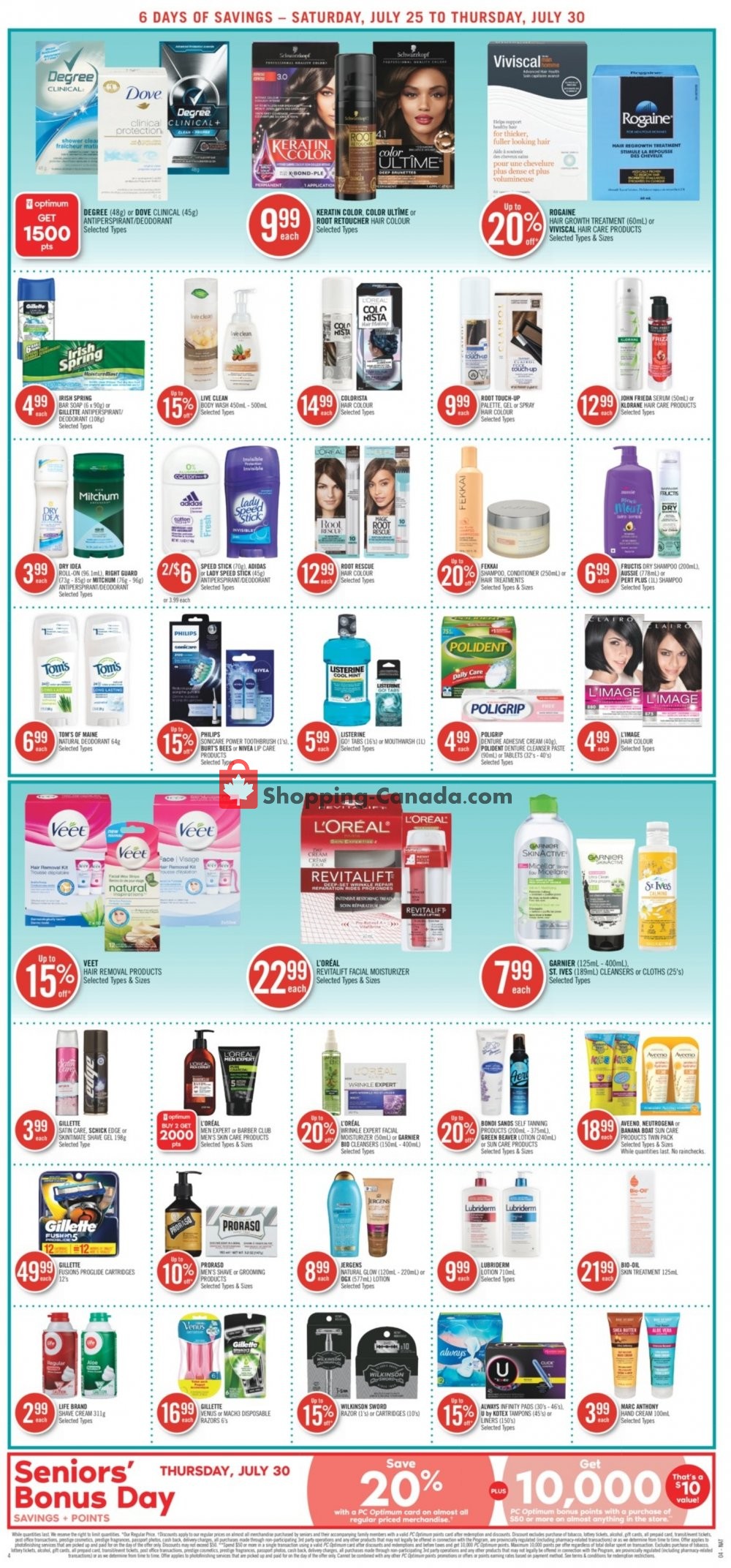 Shoppers Drug Mart flyer from Saturday July 25, 2020 to Thursday July 30, 2020 - page 7