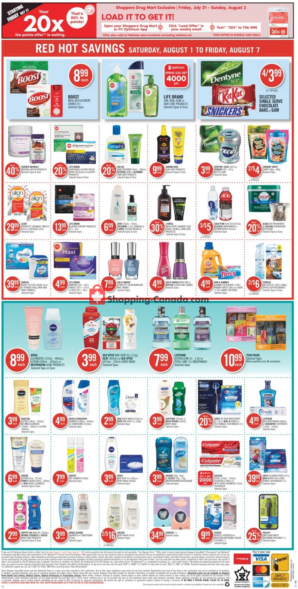 Shoppers Drug Mart flyer from Saturday August 1, 2020 to Friday August 7, 2020 - page 14