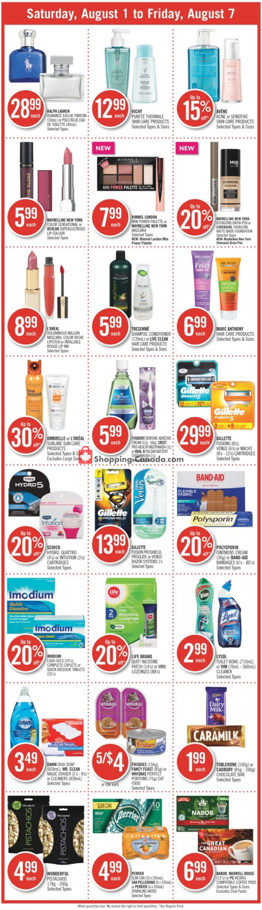 Shoppers Drug Mart flyer from Saturday August 1, 2020 to Friday August 7, 2020 - page 2