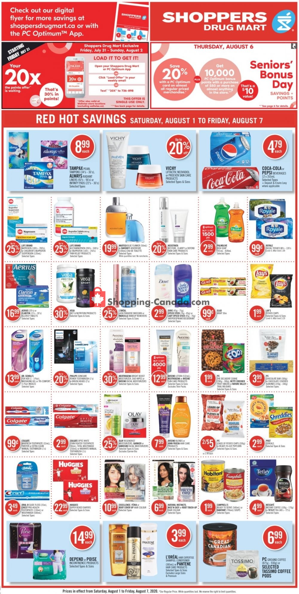 Shoppers Drug Mart flyer from Saturday August 1, 2020 to Friday August 7, 2020 - page 3