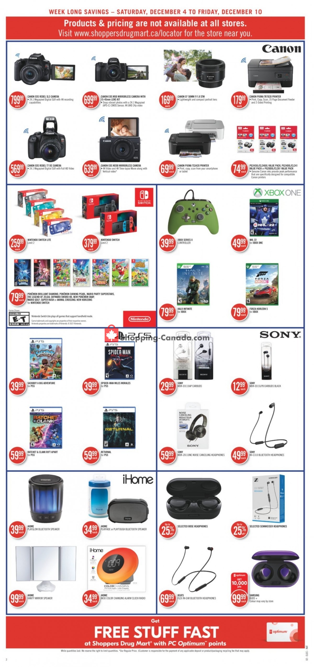 Shoppers Drug Mart flyer from Saturday December 4, 2021 to Friday December 10, 2021 - page 13