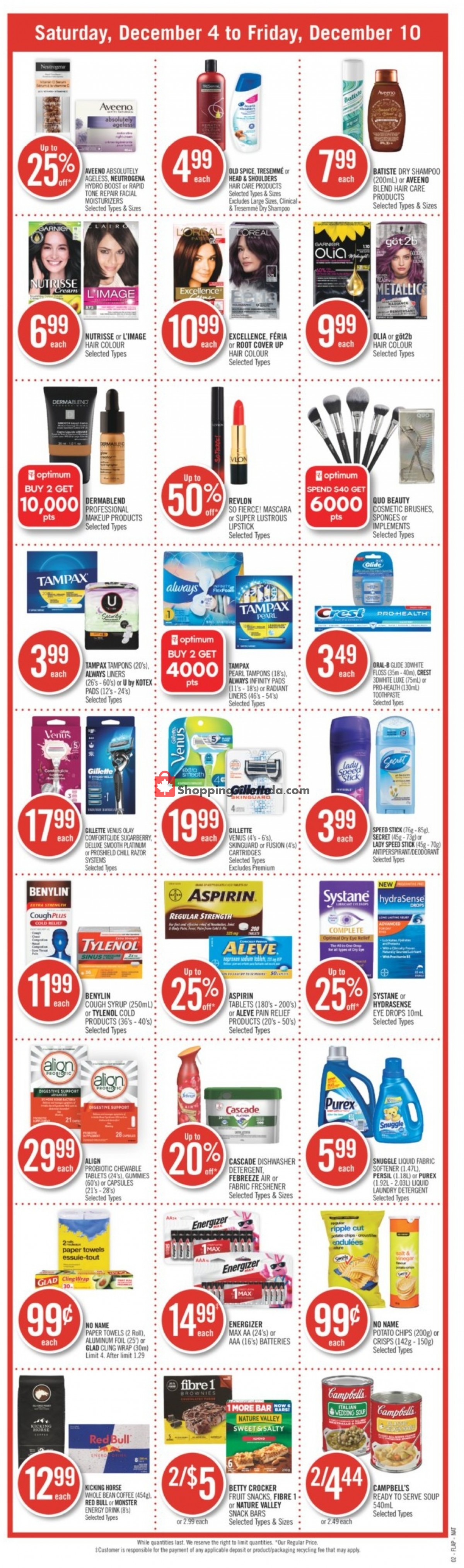 Shoppers Drug Mart flyer from Saturday December 4, 2021 to Friday December 10, 2021 - page 4