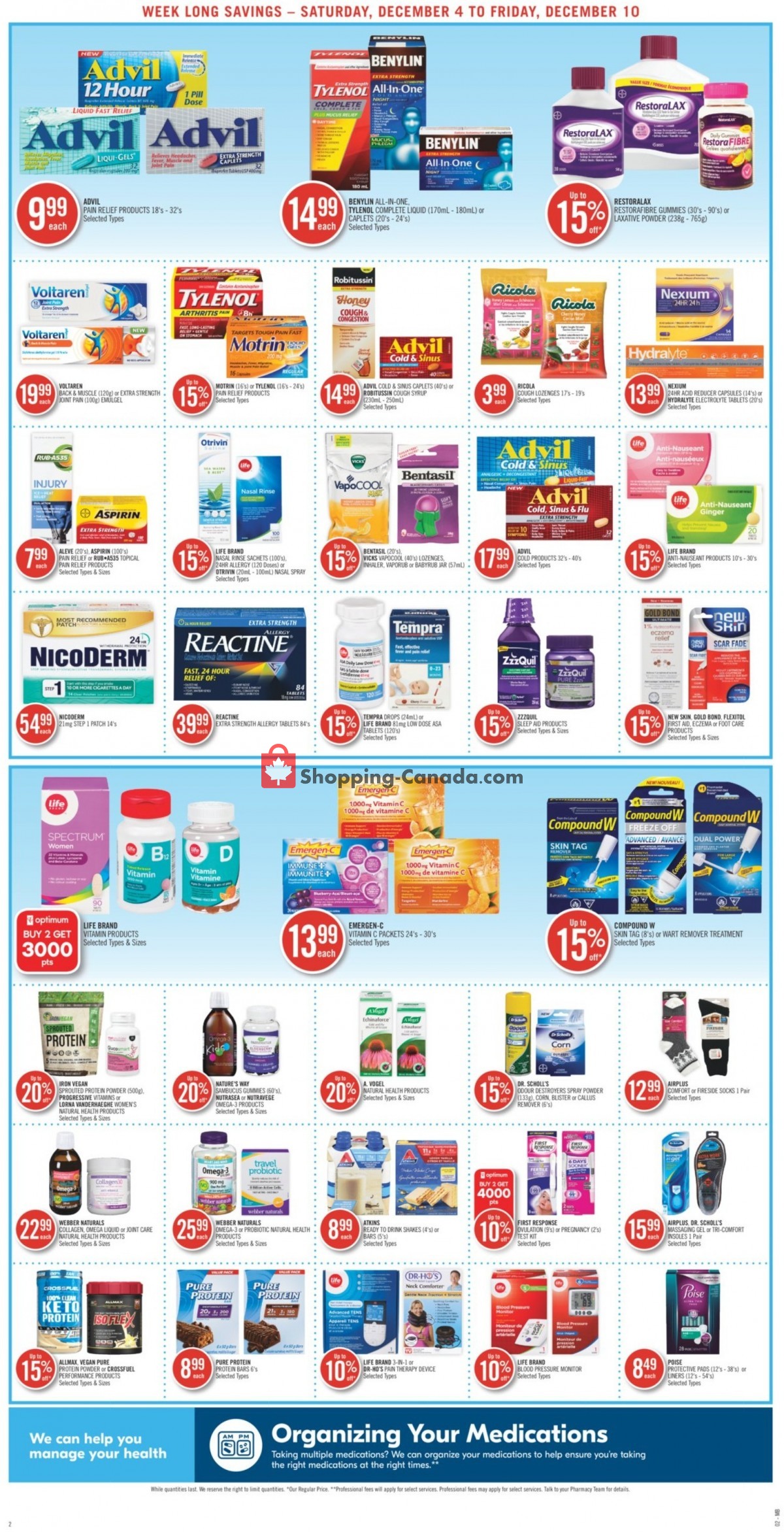 Shoppers Drug Mart flyer from Saturday December 4, 2021 to Friday December 10, 2021 - page 6