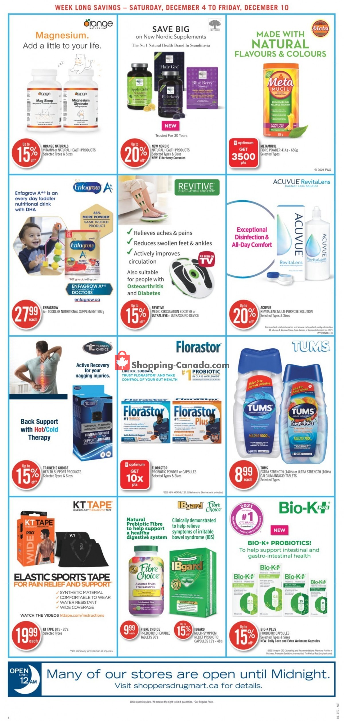 Shoppers Drug Mart flyer from Saturday December 4, 2021 to Friday December 10, 2021 - page 8