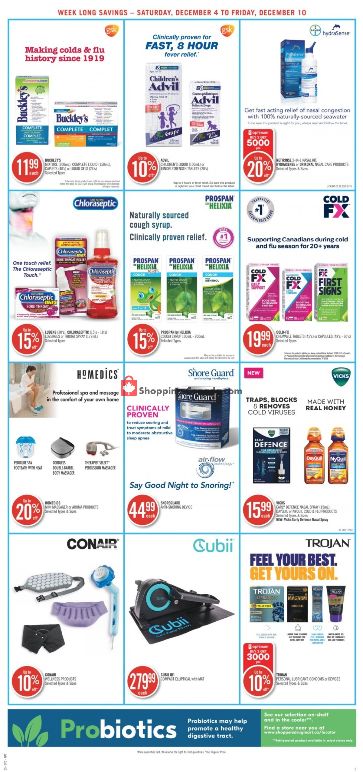 Shoppers Drug Mart flyer from Saturday December 4, 2021 to Friday December 10, 2021 - page 9