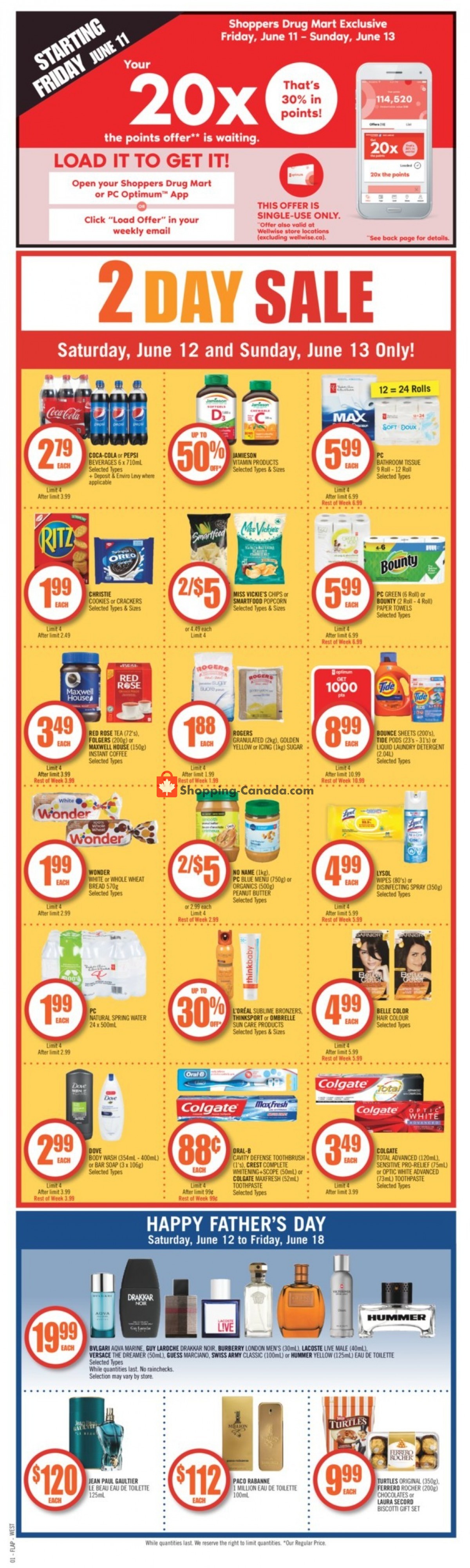 Shoppers Drug Mart flyer from Saturday June 12, 2021 to Friday June 18, 2021 - page 1