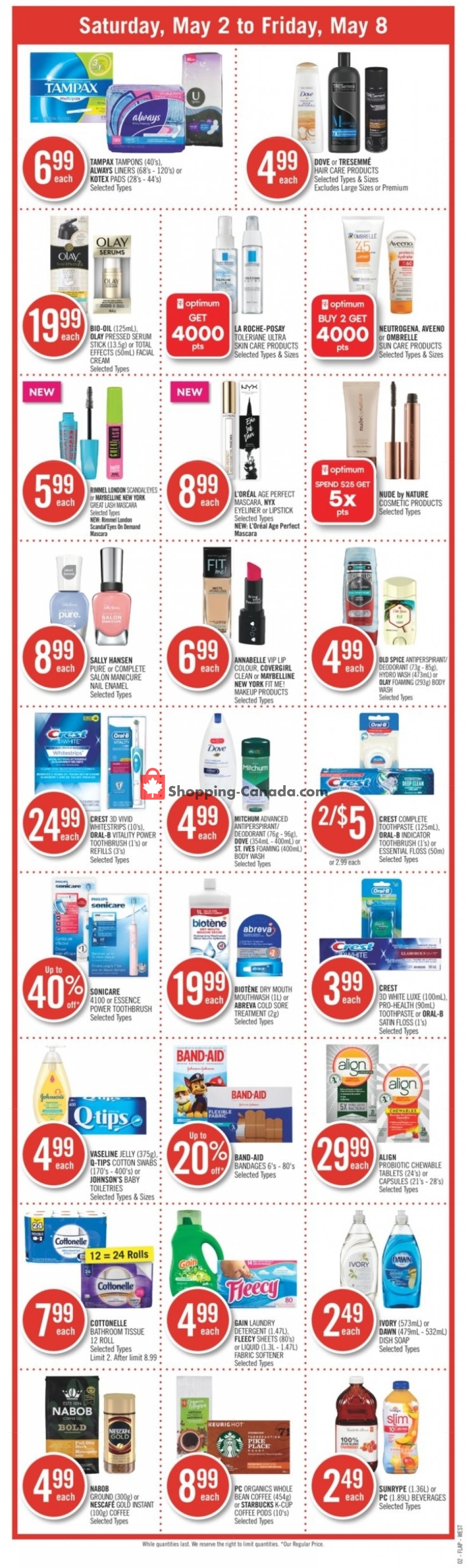 Shoppers Drug Mart flyer from Saturday May 2, 2020 to Friday May 8, 2020 - page 3