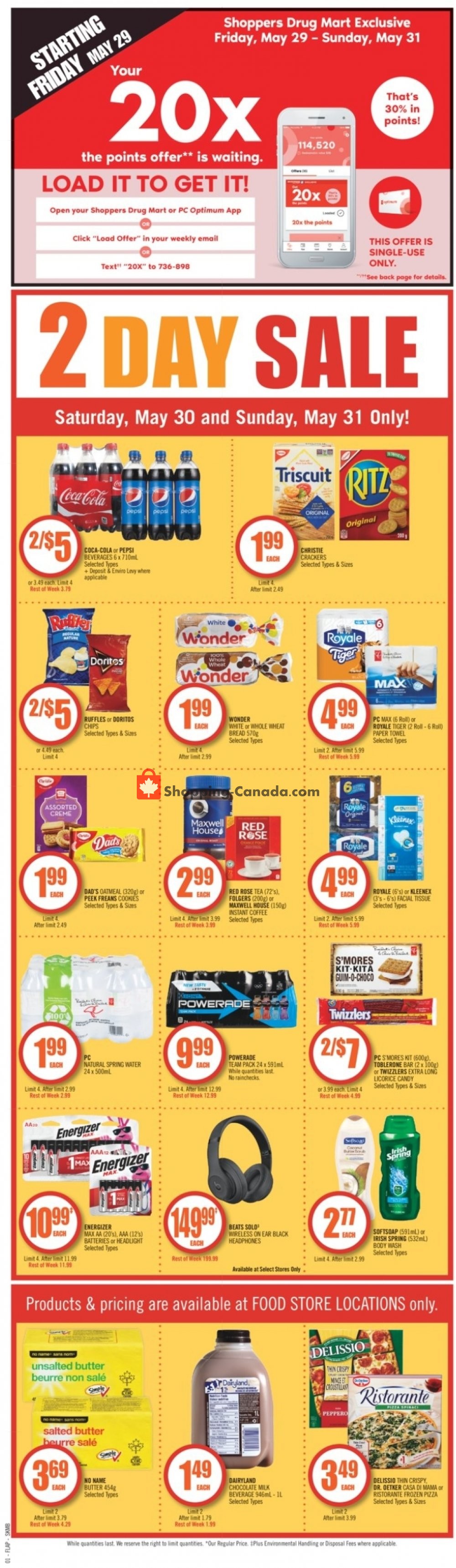 Shoppers Drug Mart flyer from Saturday May 30, 2020 to Friday June 5, 2020 - page 2