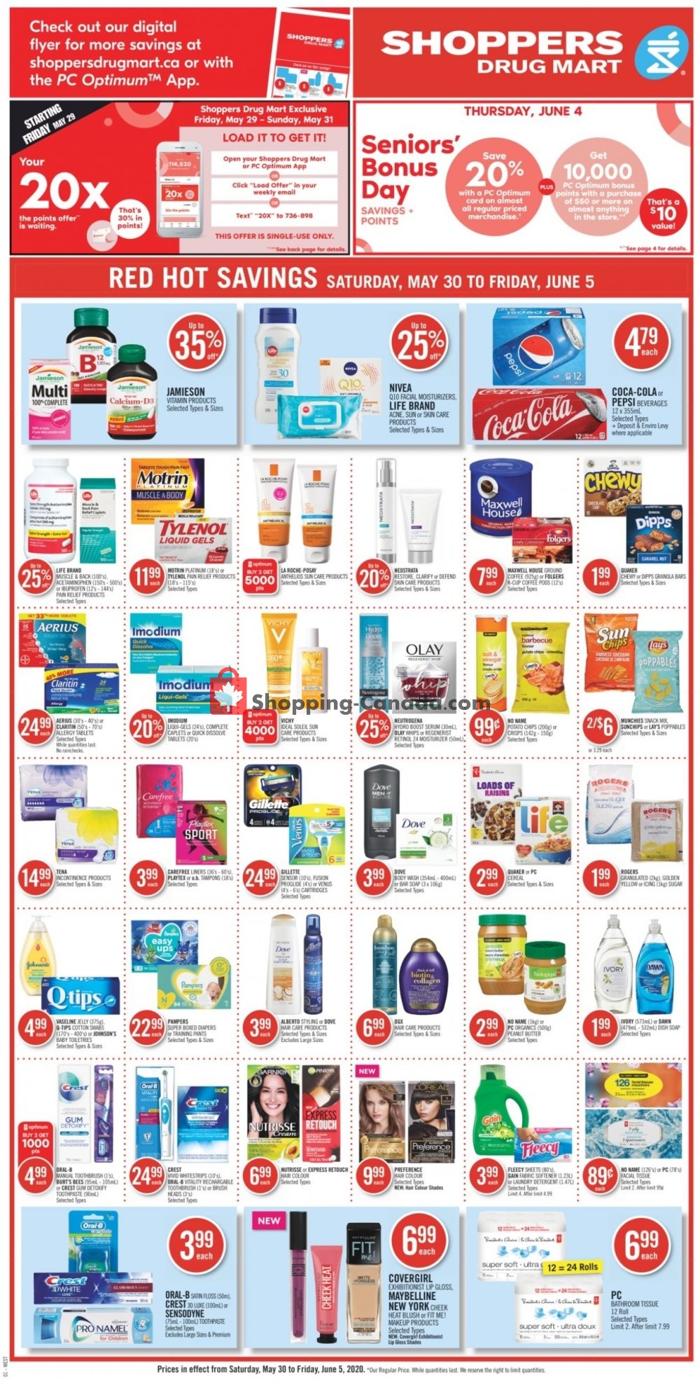 Shoppers Drug Mart flyer from Saturday May 30, 2020 to Friday June 5, 2020 - page 4