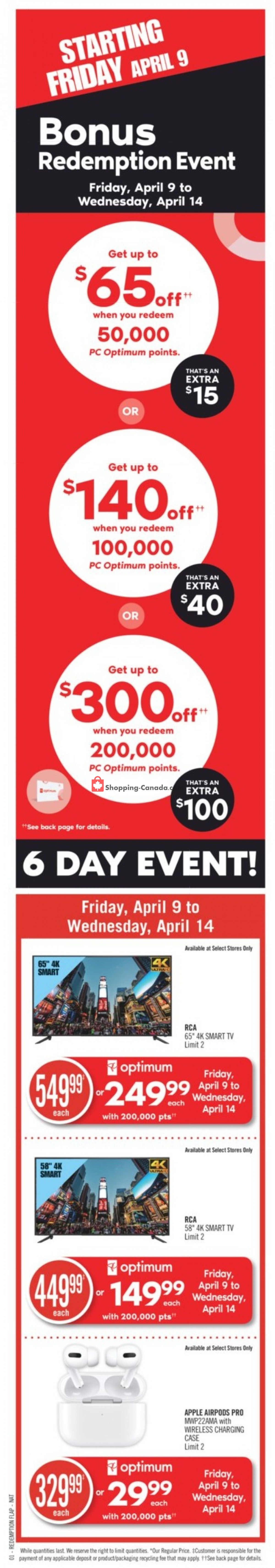 Shoppers Drug Mart flyer from Saturday April 10, 2021 to Friday April 16, 2021 - page 2
