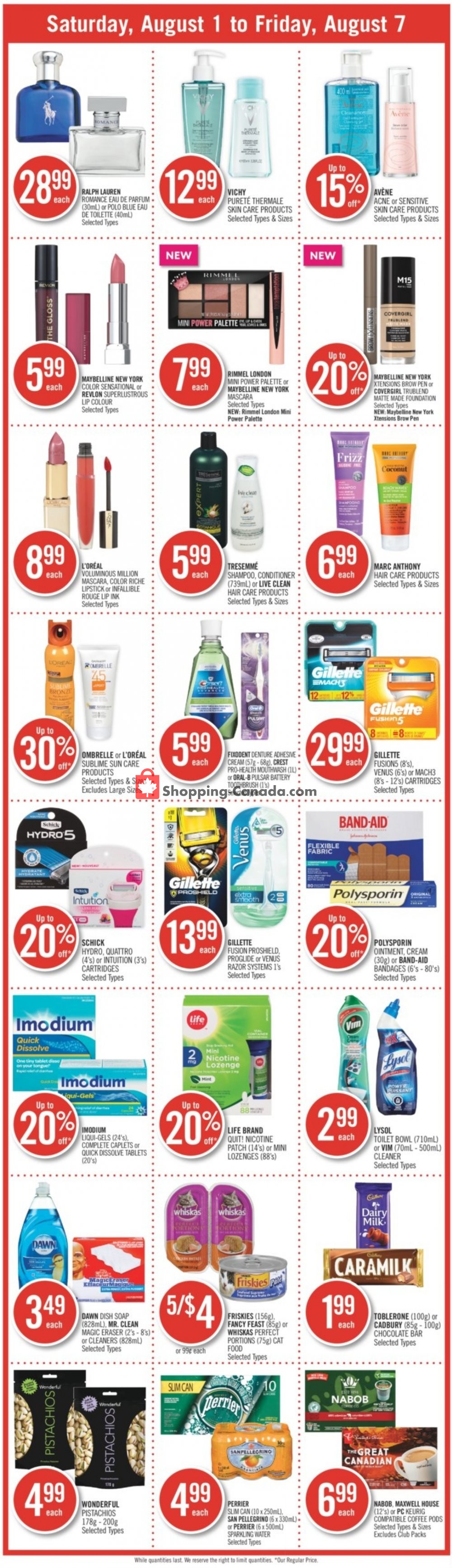 Shoppers Drug Mart flyer from Saturday August 1, 2020 to Friday August 7, 2020 - page 2