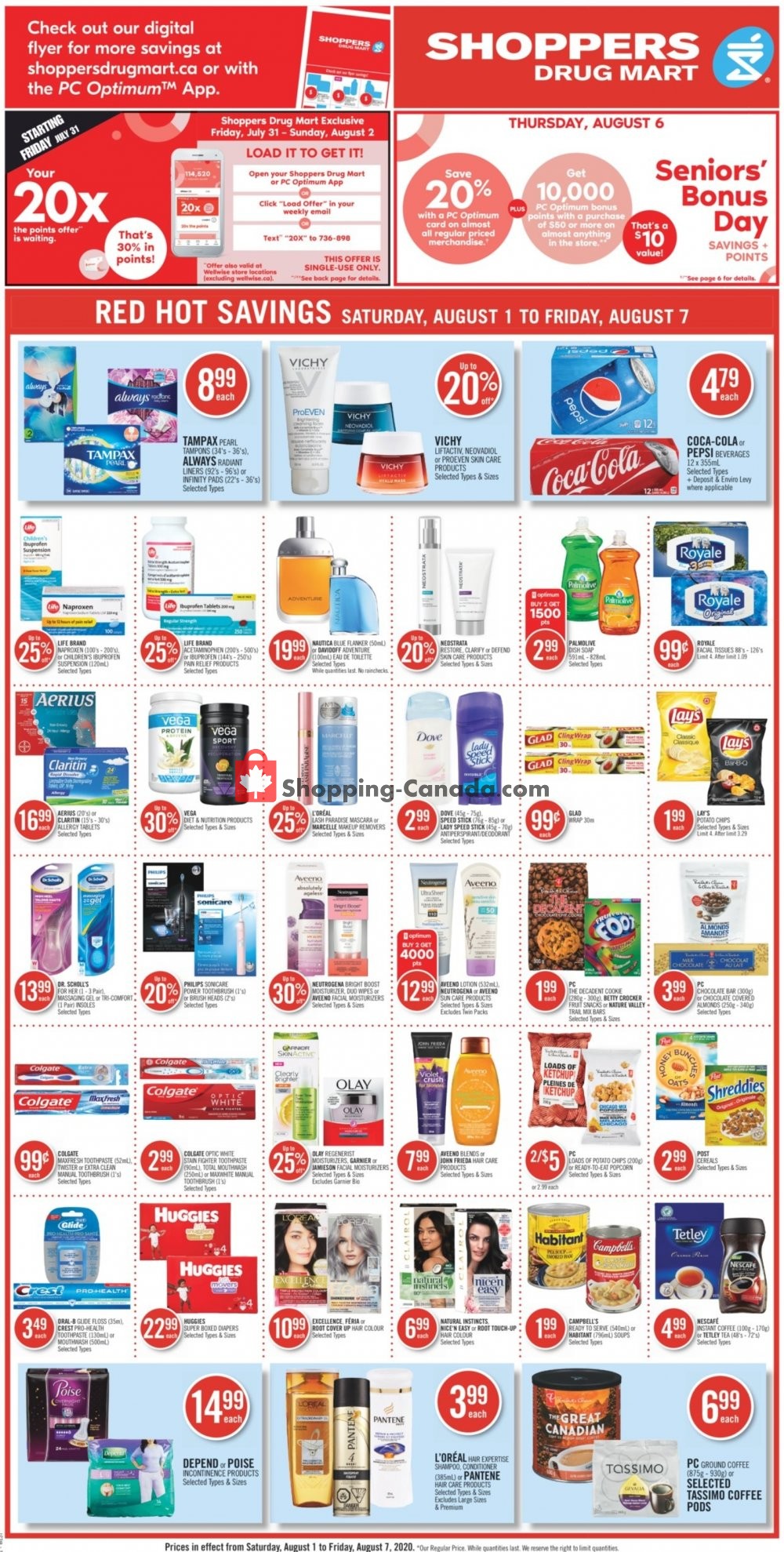 Shoppers Drug Mart flyer from Saturday August 1, 2020 to Friday August 7, 2020 - page 3