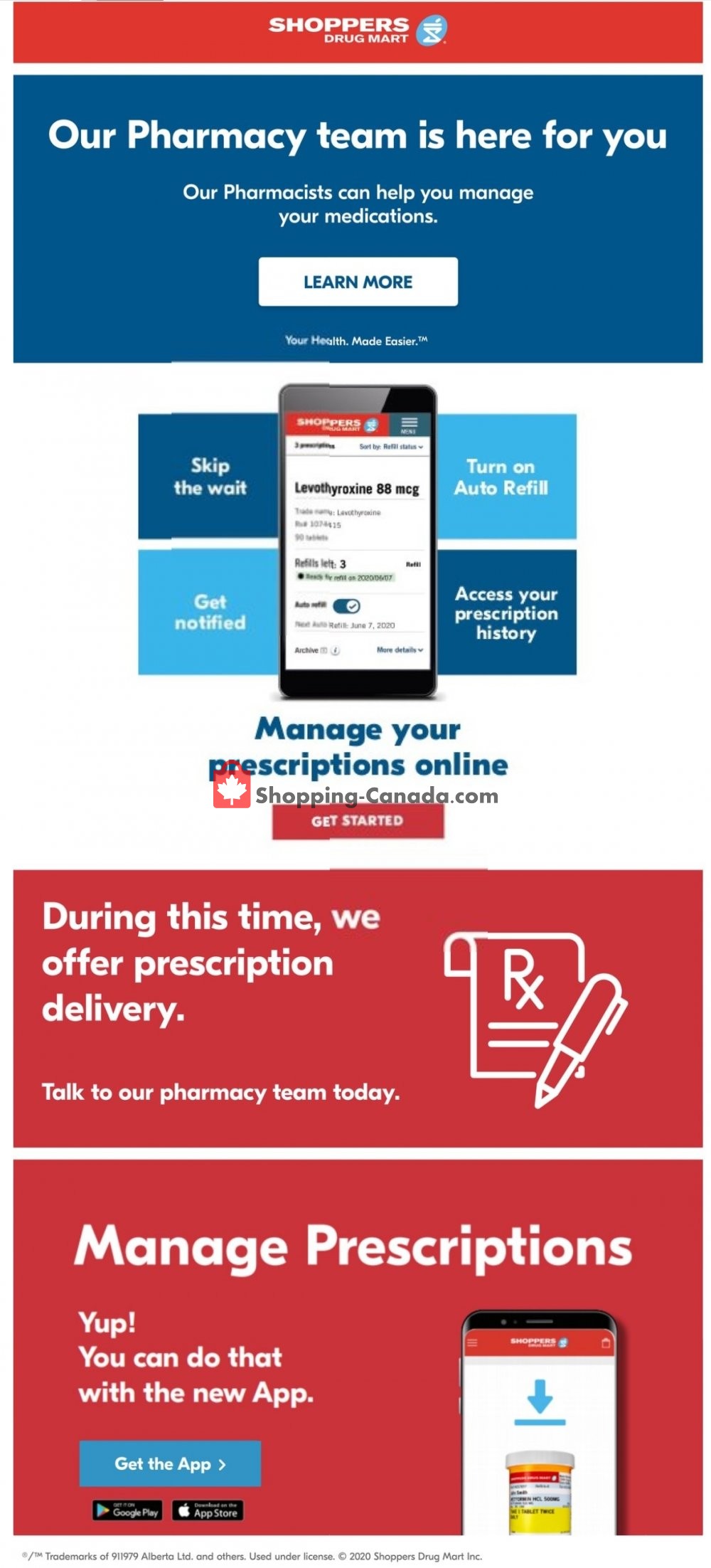 Shoppers Drug Mart flyer from Saturday May 2, 2020 to Friday May 8, 2020 - page 1