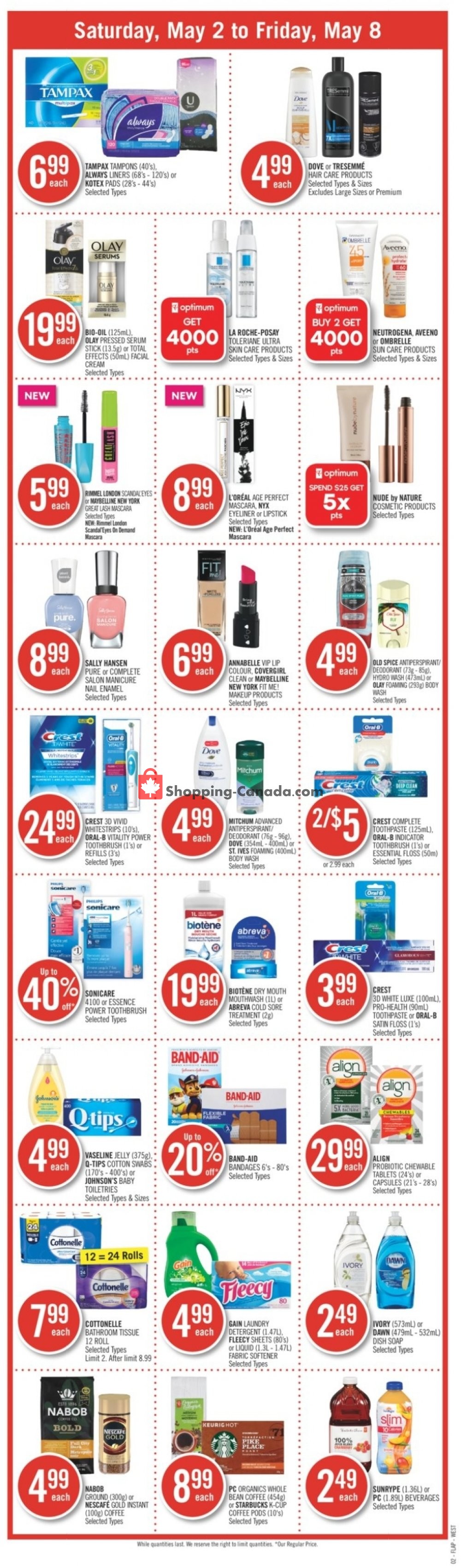 Shoppers Drug Mart flyer from Saturday May 2, 2020 to Friday May 8, 2020 - page 3
