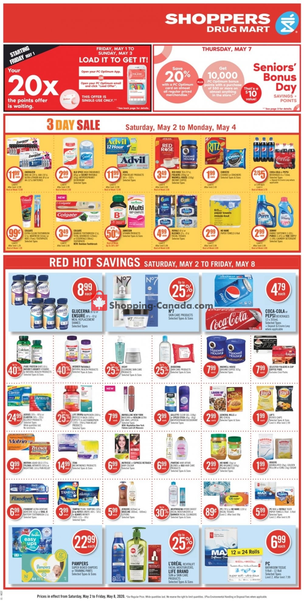 Shoppers Drug Mart flyer from Saturday May 2, 2020 to Friday May 8, 2020 - page 4
