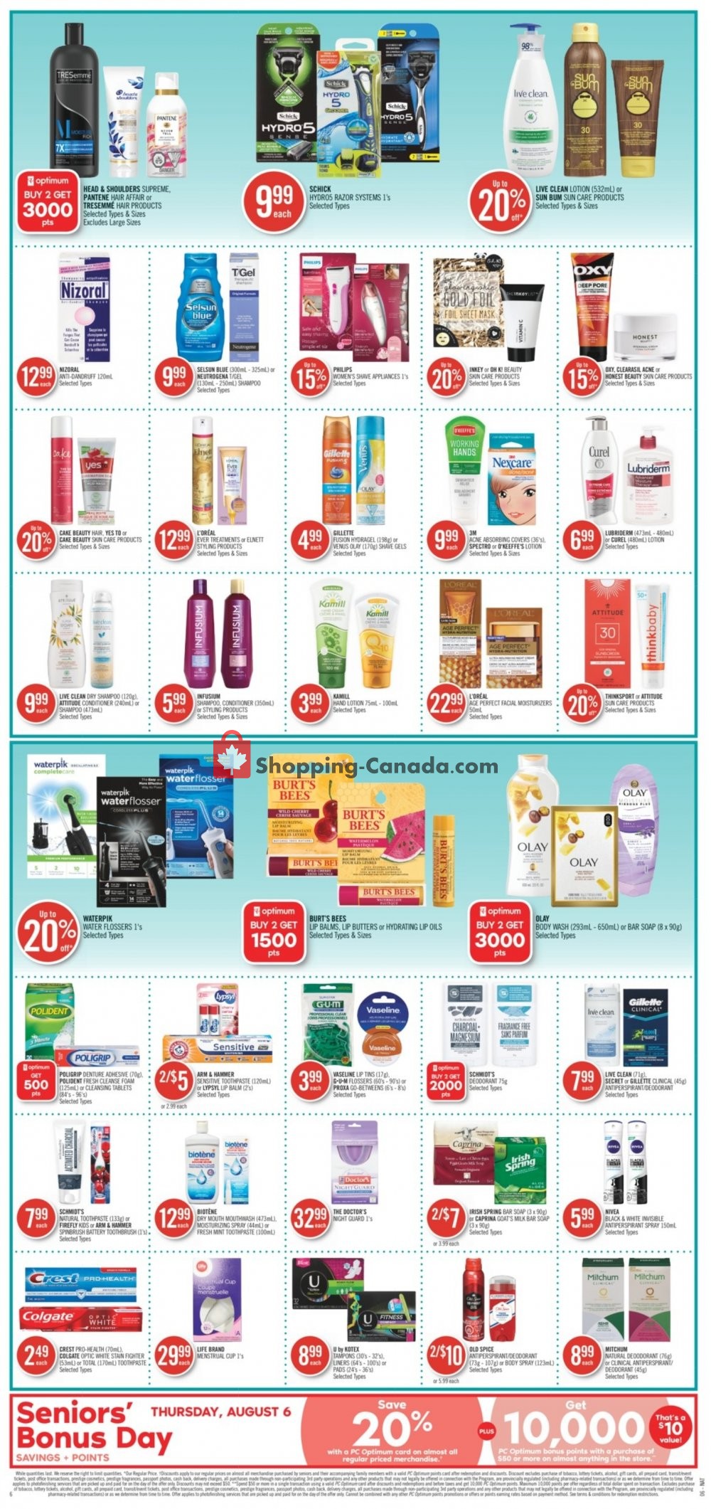 Shoppers Drug Mart flyer from Saturday August 1, 2020 to Friday August 7, 2020 - page 10
