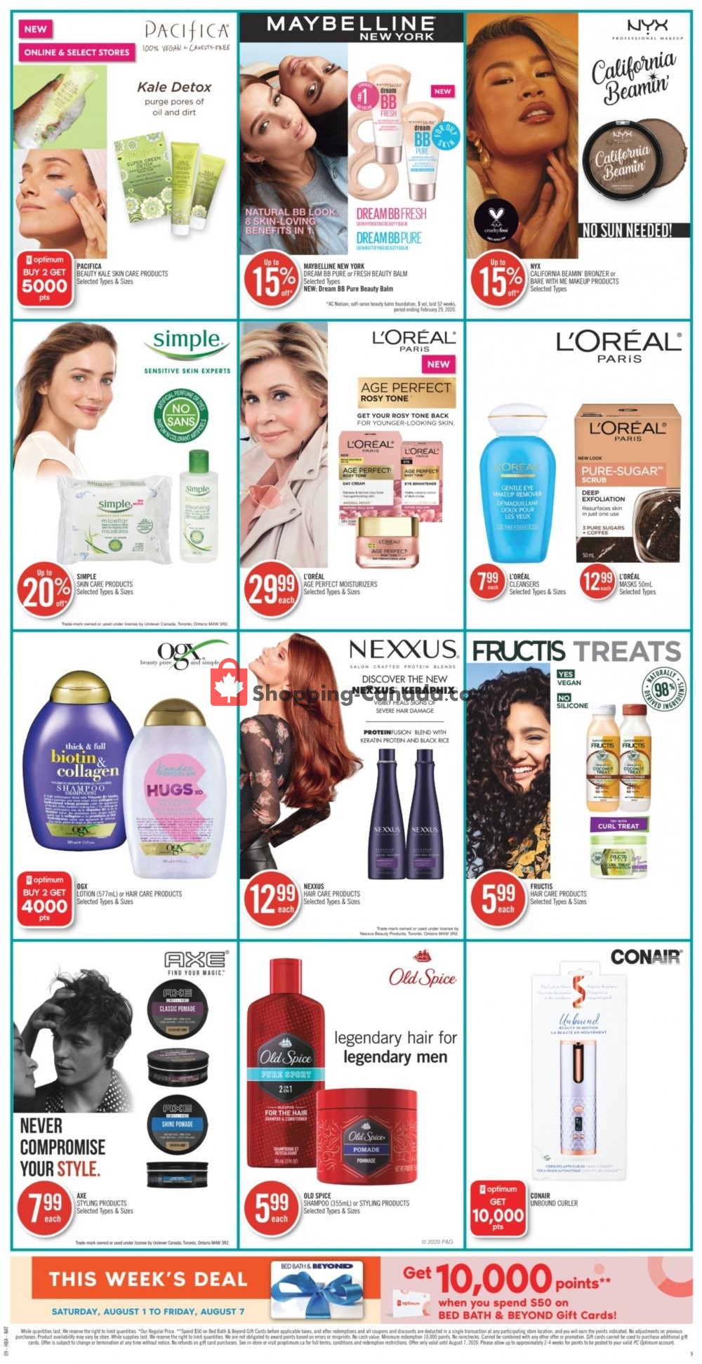 Shoppers Drug Mart flyer from Saturday August 1, 2020 to Friday August 7, 2020 - page 13