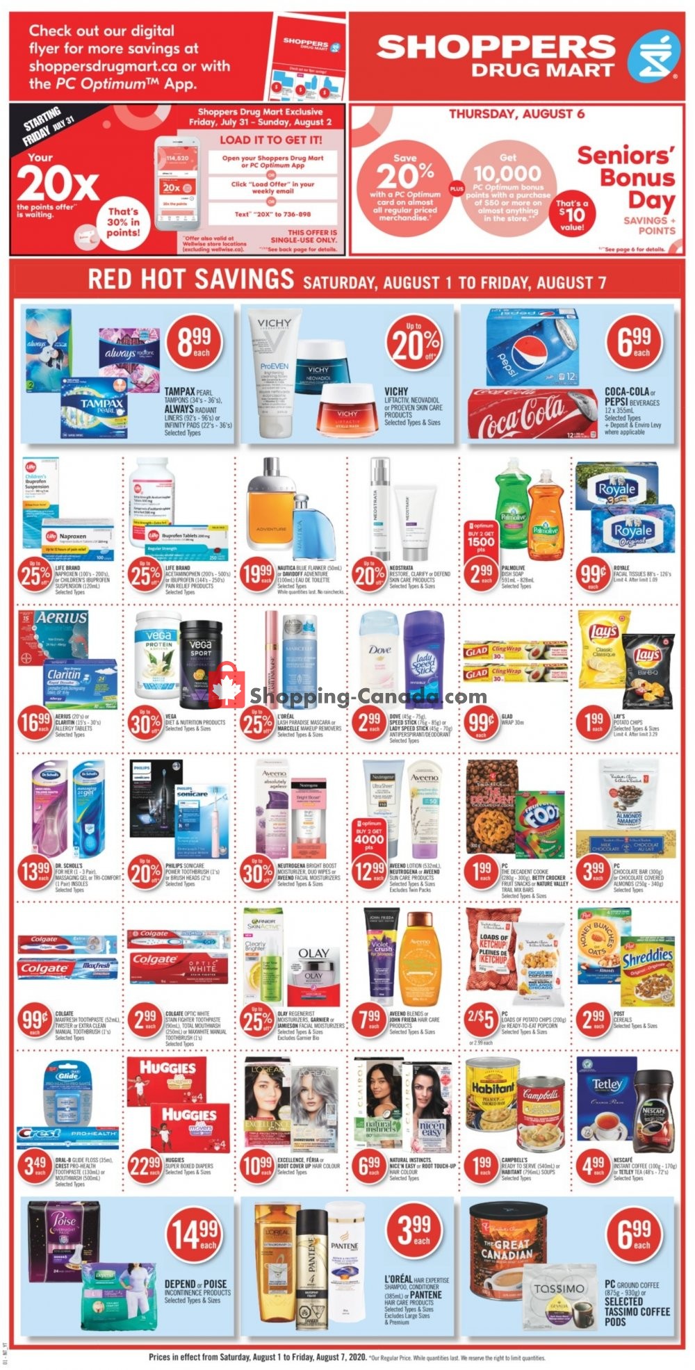 Shoppers Drug Mart flyer from Saturday August 1, 2020 to Friday August 7, 2020 - page 3