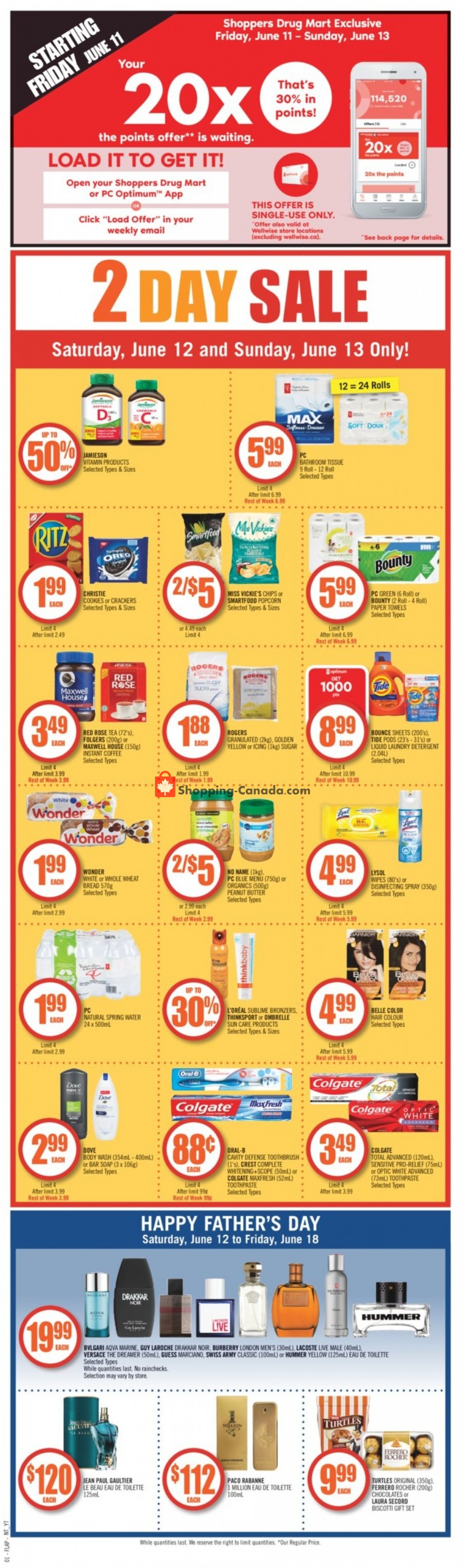 Shoppers Drug Mart flyer from Saturday June 12, 2021 to Friday June 18, 2021 - page 1