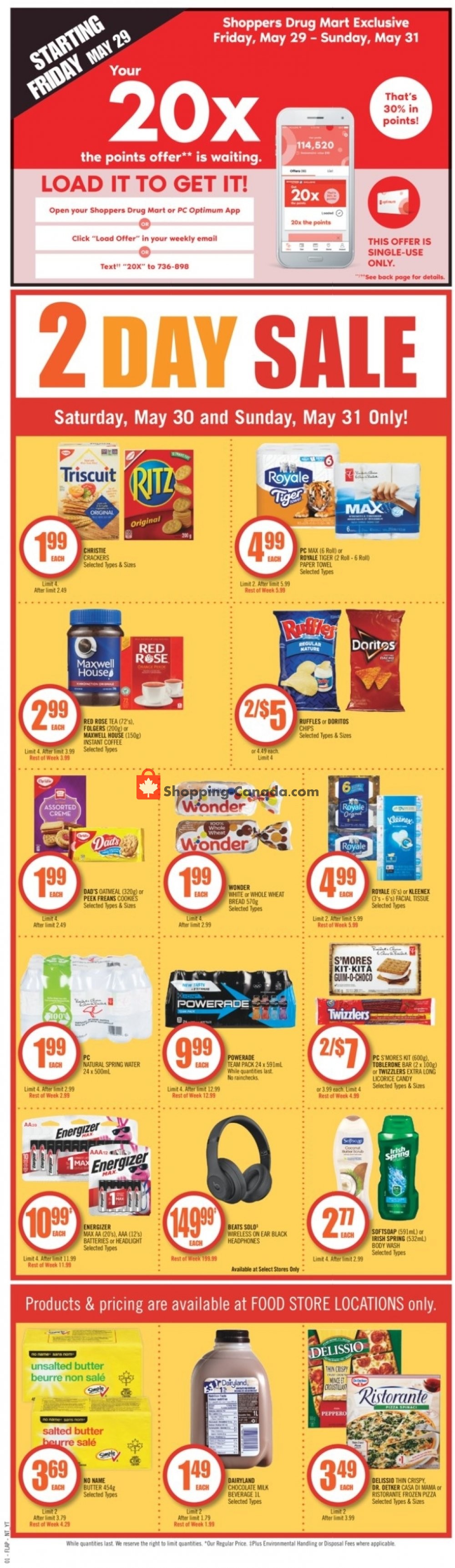 Shoppers Drug Mart flyer from Saturday May 30, 2020 to Friday June 5, 2020 - page 2