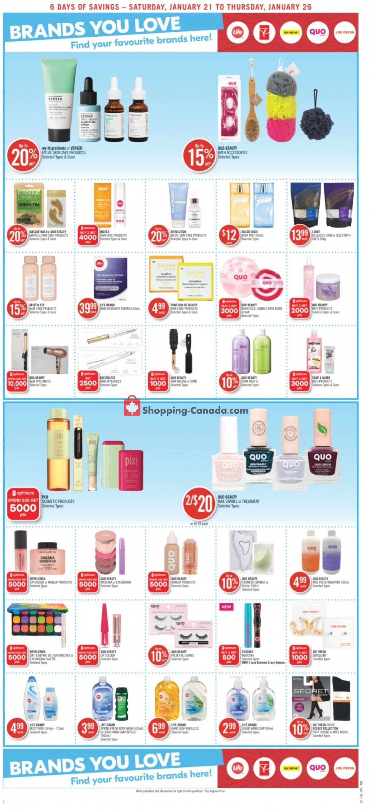 Shoppers Drug Mart flyer from Saturday January 21, 2023 to Thursday January 26, 2023 - page 12