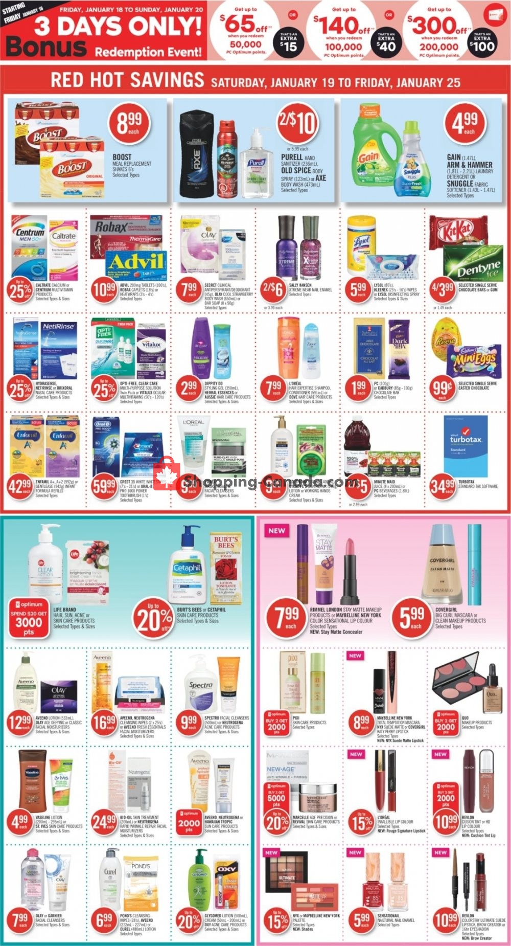 Shoppers Drug Mart Canada, flyer (Seniors Bonus Day BC) January 19