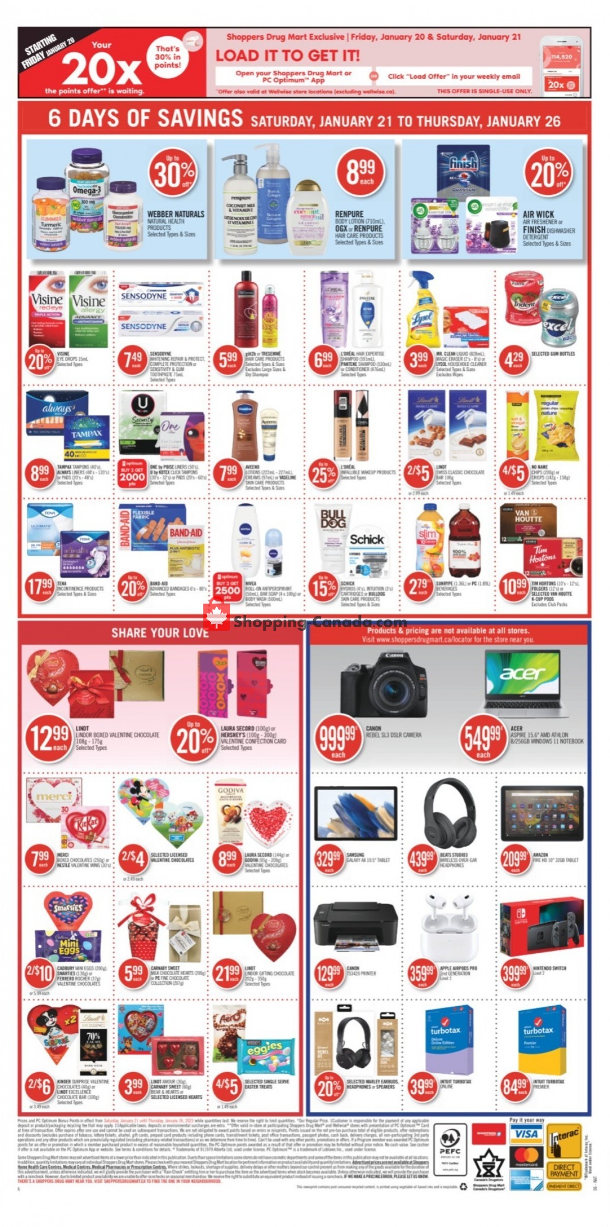 Shoppers Drug Mart flyer from Saturday January 21, 2023 to Thursday January 26, 2023 - page 14