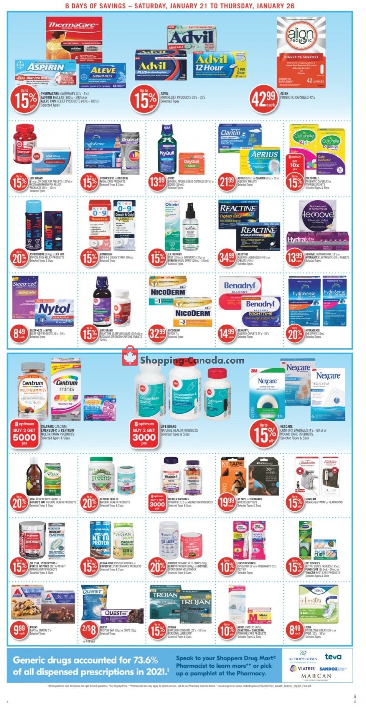 Shoppers Drug Mart flyer from Saturday January 21, 2023 to Thursday January 26, 2023 - page 3