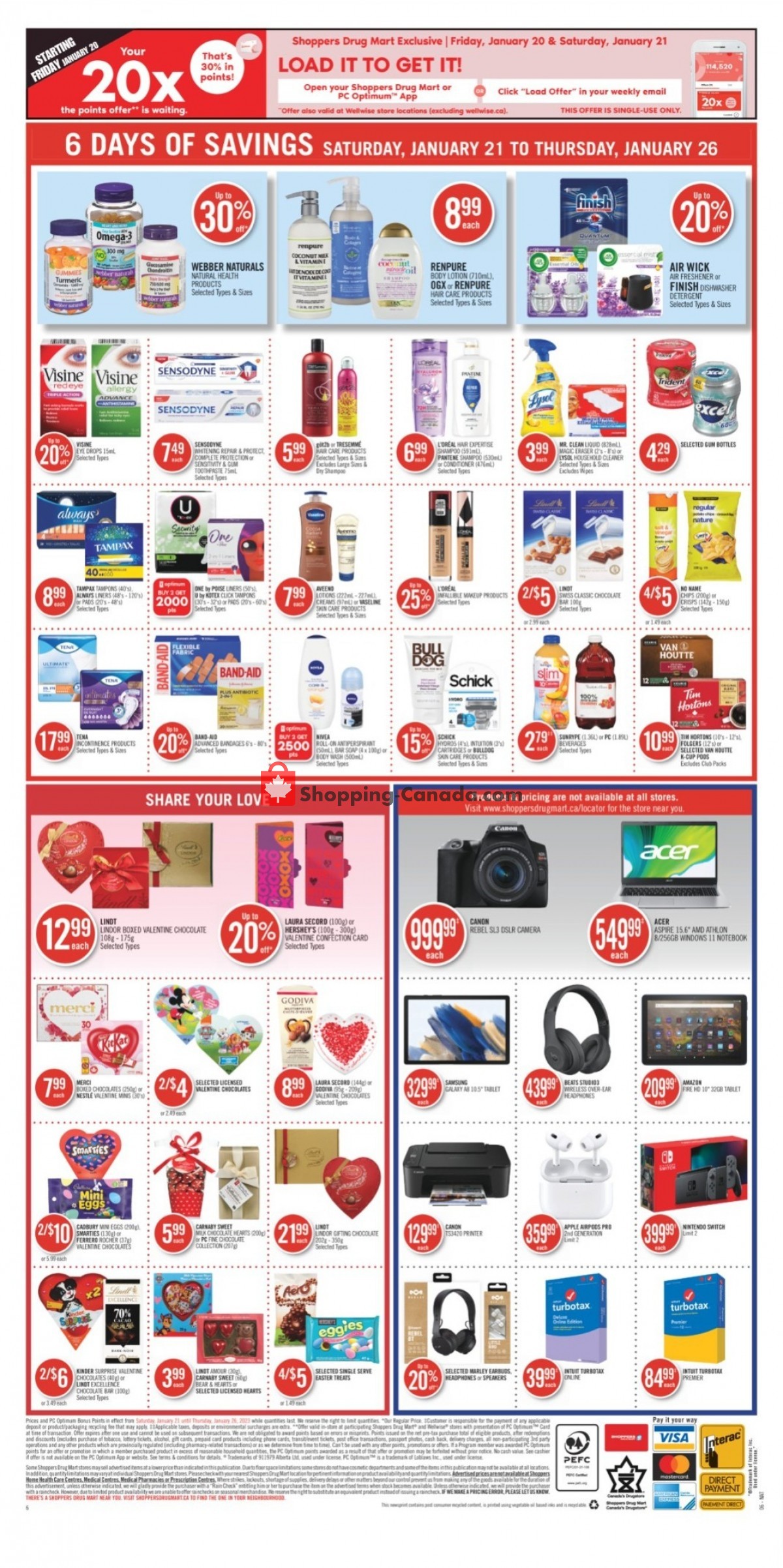 Shoppers Drug Mart flyer from Saturday January 21, 2023 to Thursday January 26, 2023 - page 14