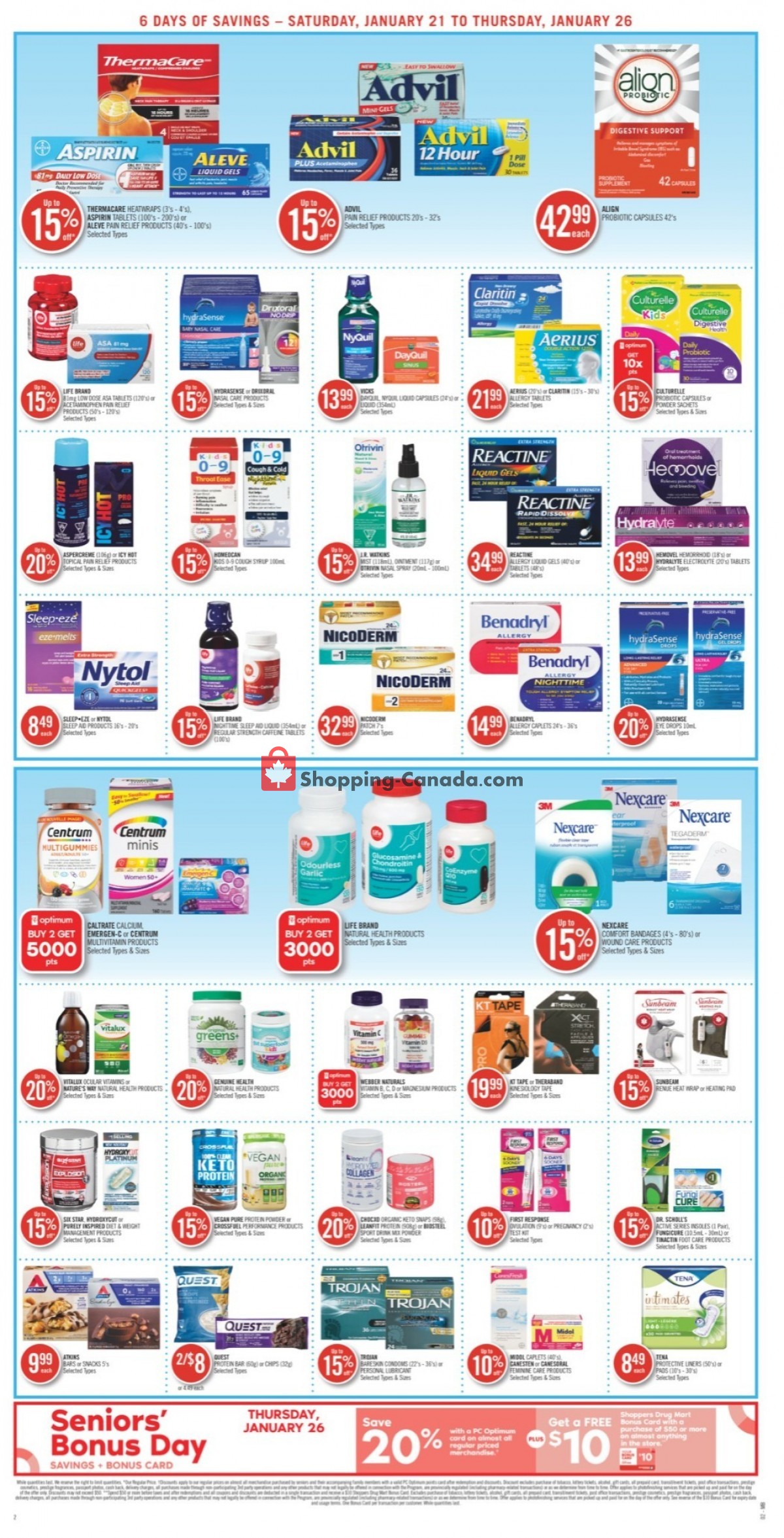 Shoppers Drug Mart flyer from Saturday January 21, 2023 to Thursday January 26, 2023 - page 3