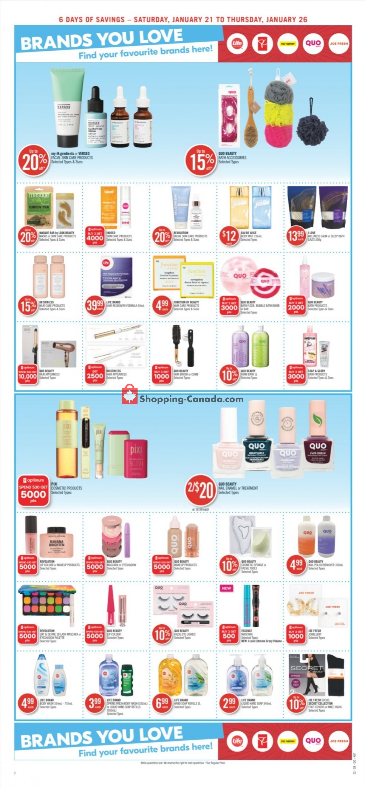 Shoppers Drug Mart flyer from Saturday January 21, 2023 to Thursday January 26, 2023 - page 13