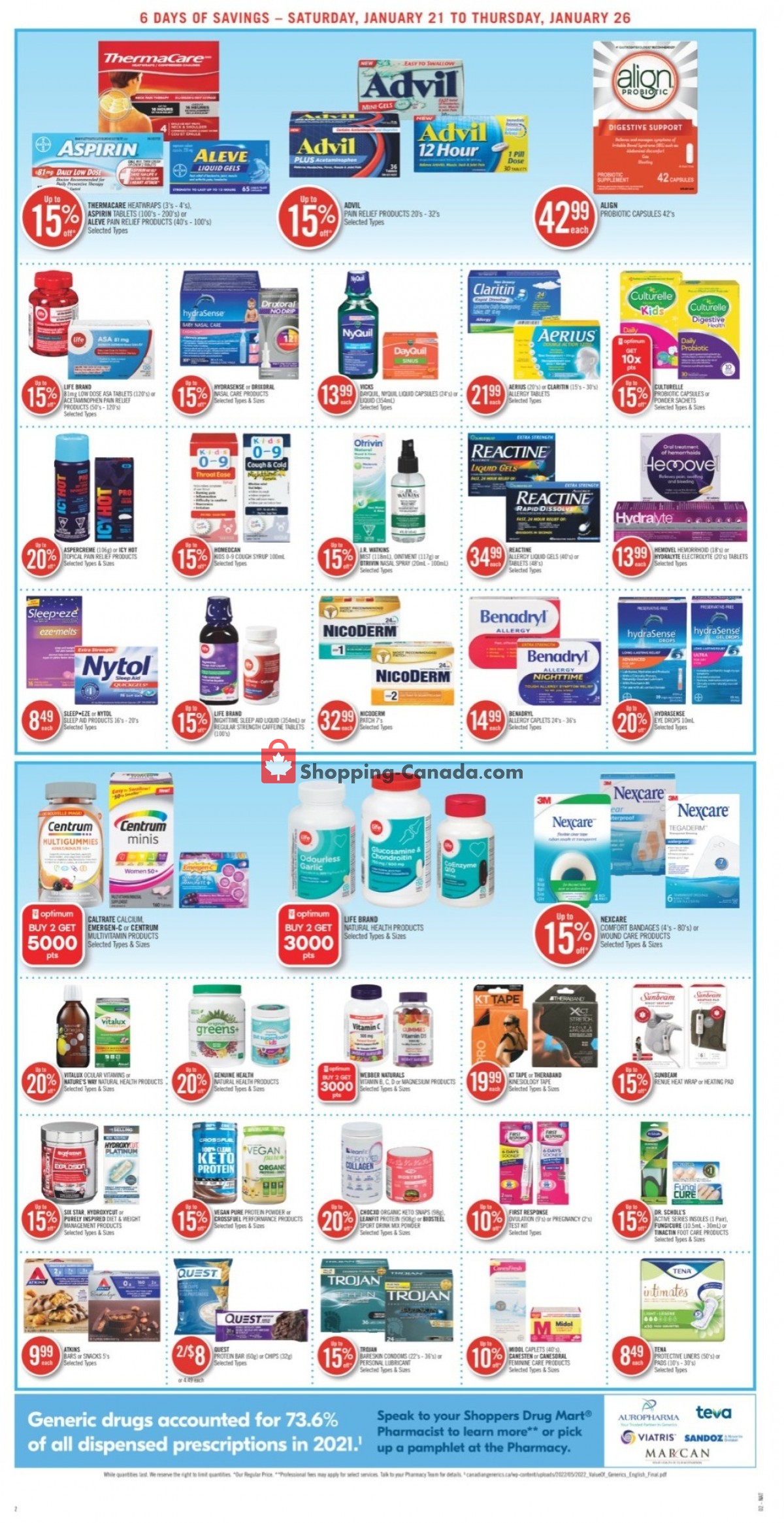 Shoppers Drug Mart flyer from Saturday January 21, 2023 to Thursday January 26, 2023 - page 3